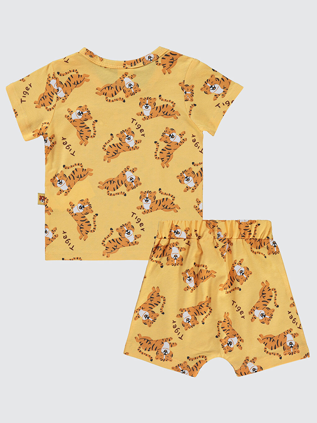 Baby Erkek Bebek Şortlu Takım 6-18 Ay Turuncu-1