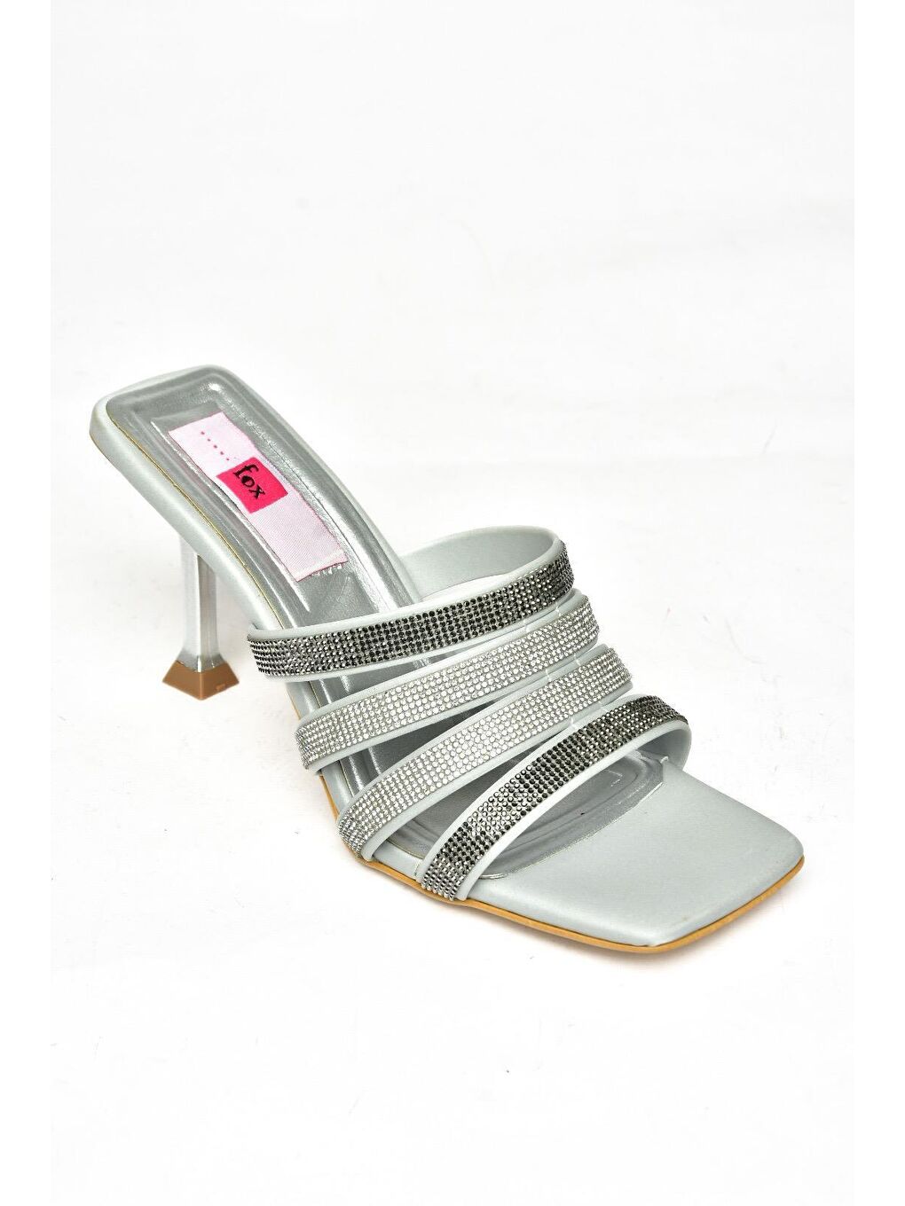 Gri S8201300 Gümüş Kadın Terlik-1