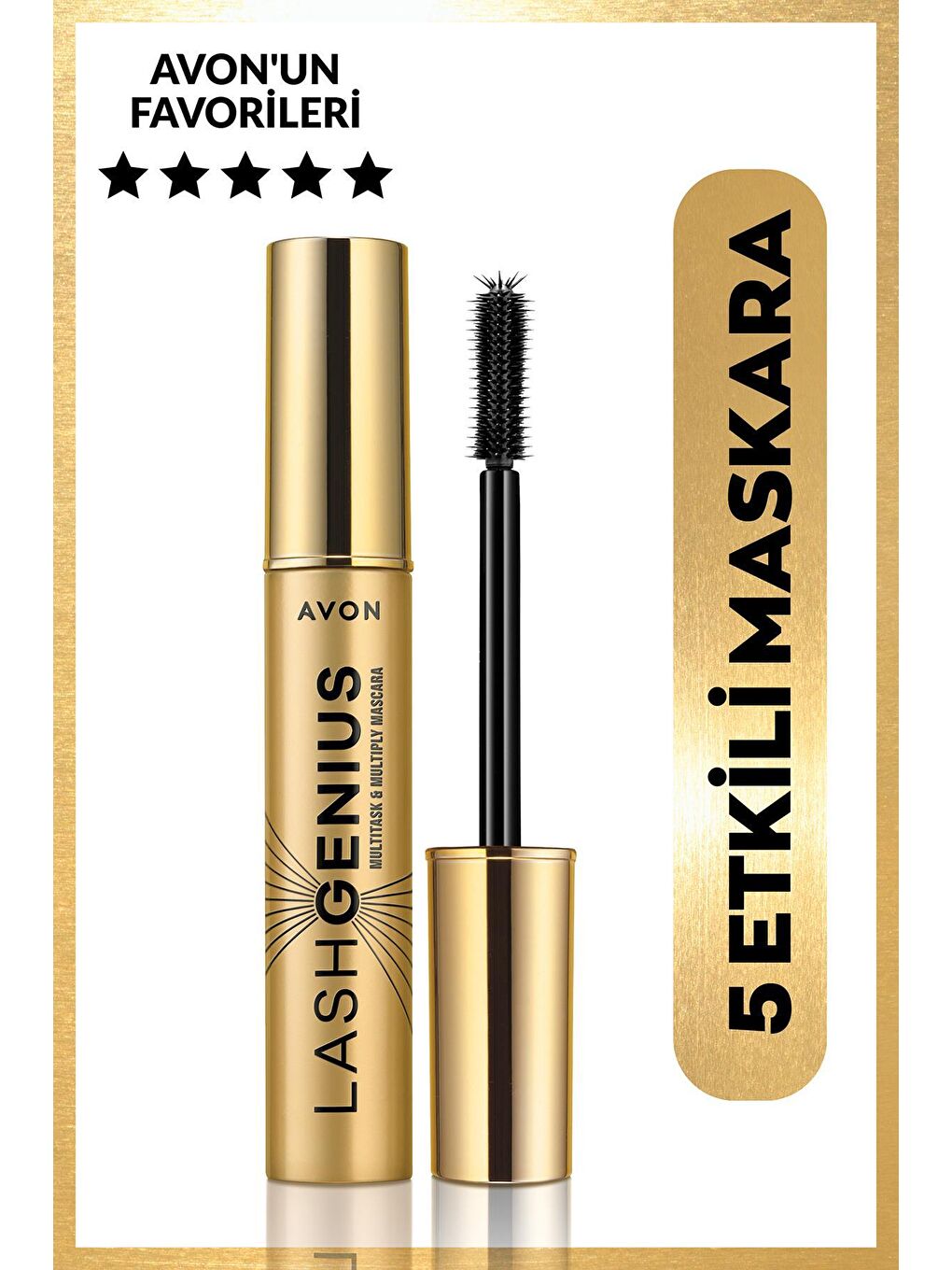 AVON Renksiz True Lash Genius 5 Etkili Maskara 10 ml