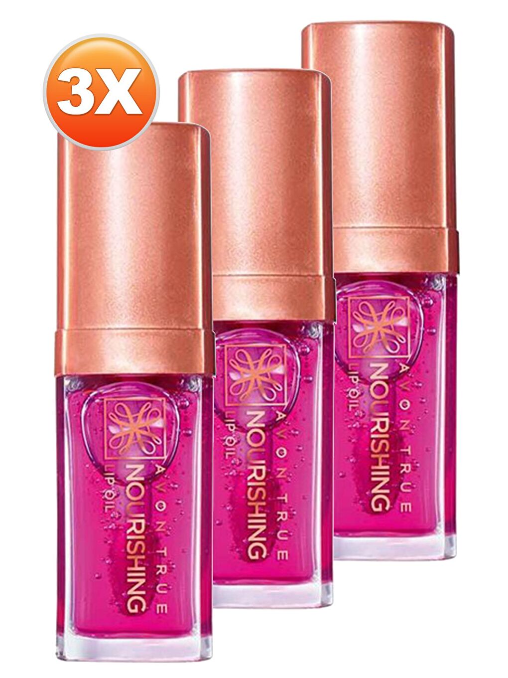 AVON True Nourishing Dudak Yağı 7 Ml. Blossom Üçlü Set - 1