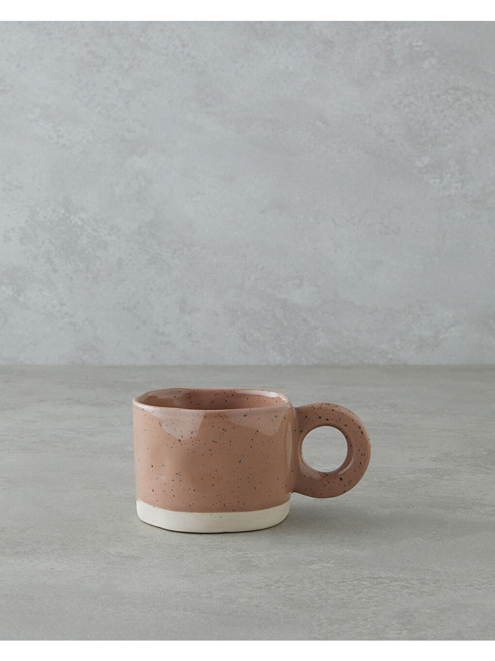 Splashy Stoneware Kupa 300 ml Açık Kahverengi