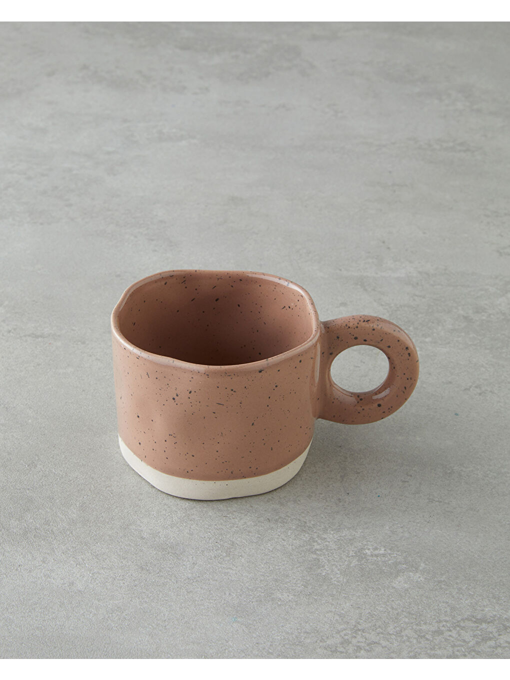 Splashy Stoneware Kupa 300 ml Açık Kahverengi-1