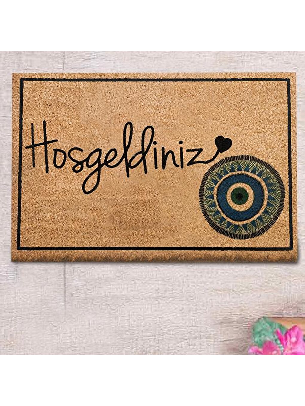 Bej Koko Kapı Paspası - Hoşgeldiniz