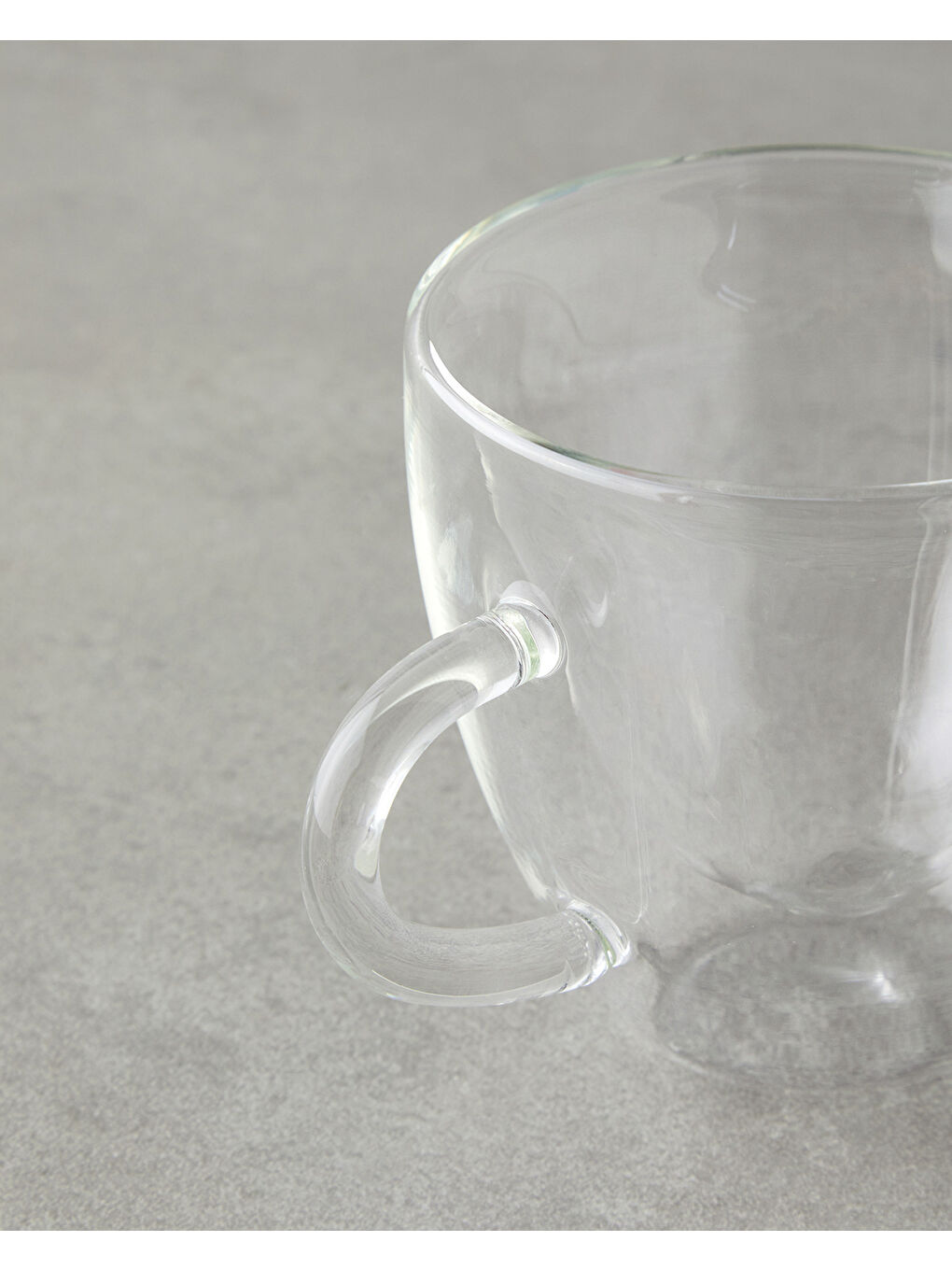 Renksiz Heartie Borosilikat Cam Double Wall Kupa 160 ml Şeffaf-2