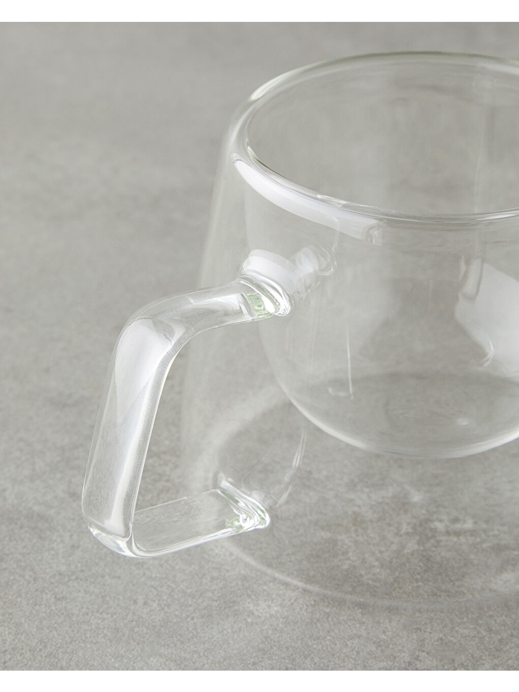 Renksiz Allegro Borosilikat Cam Double Wall Kupa 200 ml Şeffaf-2