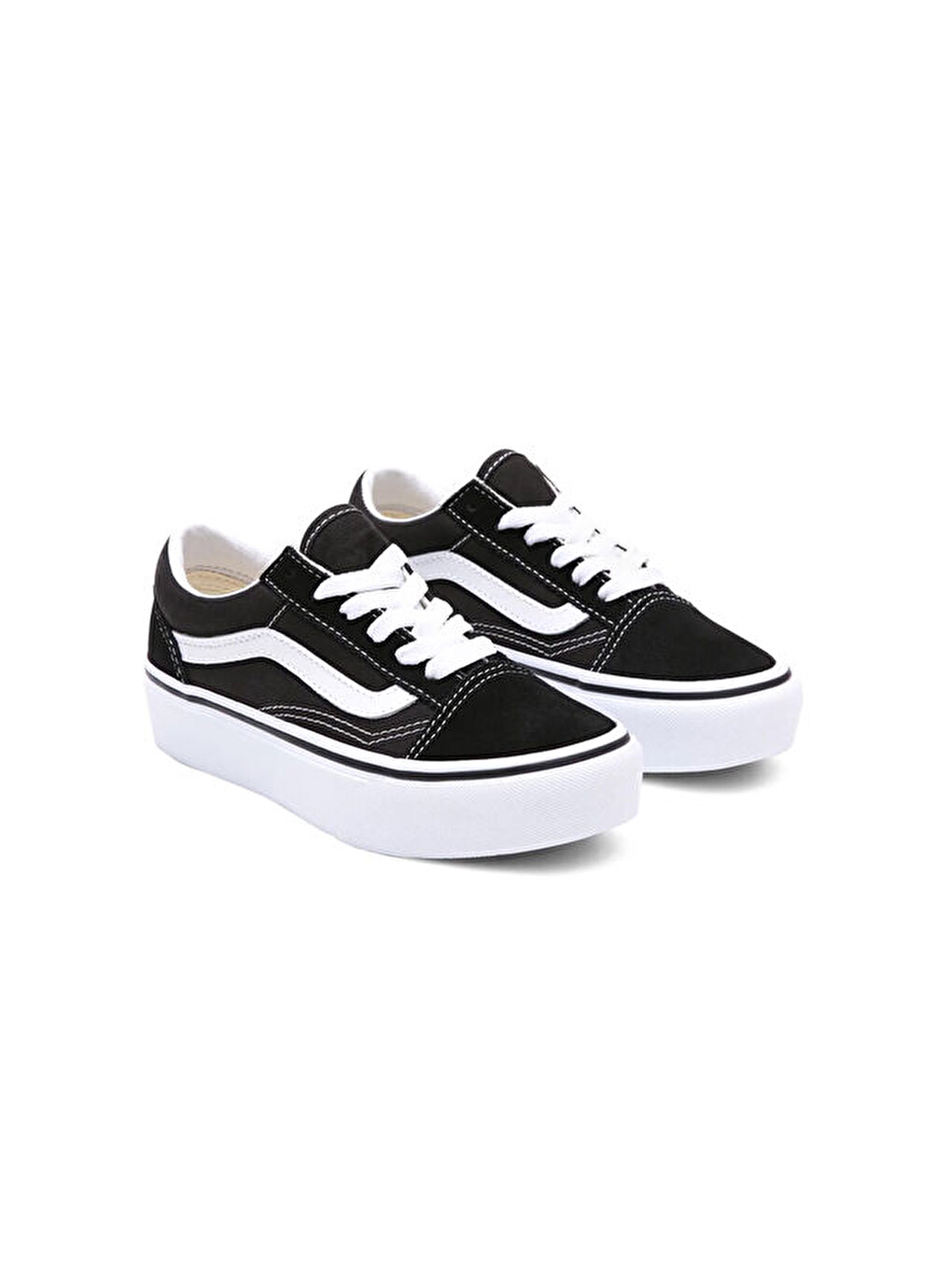 Uy Old Skool Platform Çocuk Günlük Ayakkabı Vn0a3tl36bt1 Siyah-2