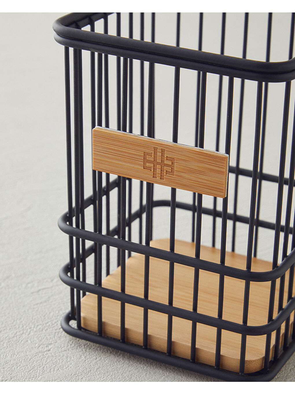 Moira Metal Kaşıklık 11x11 cm Siyah-2