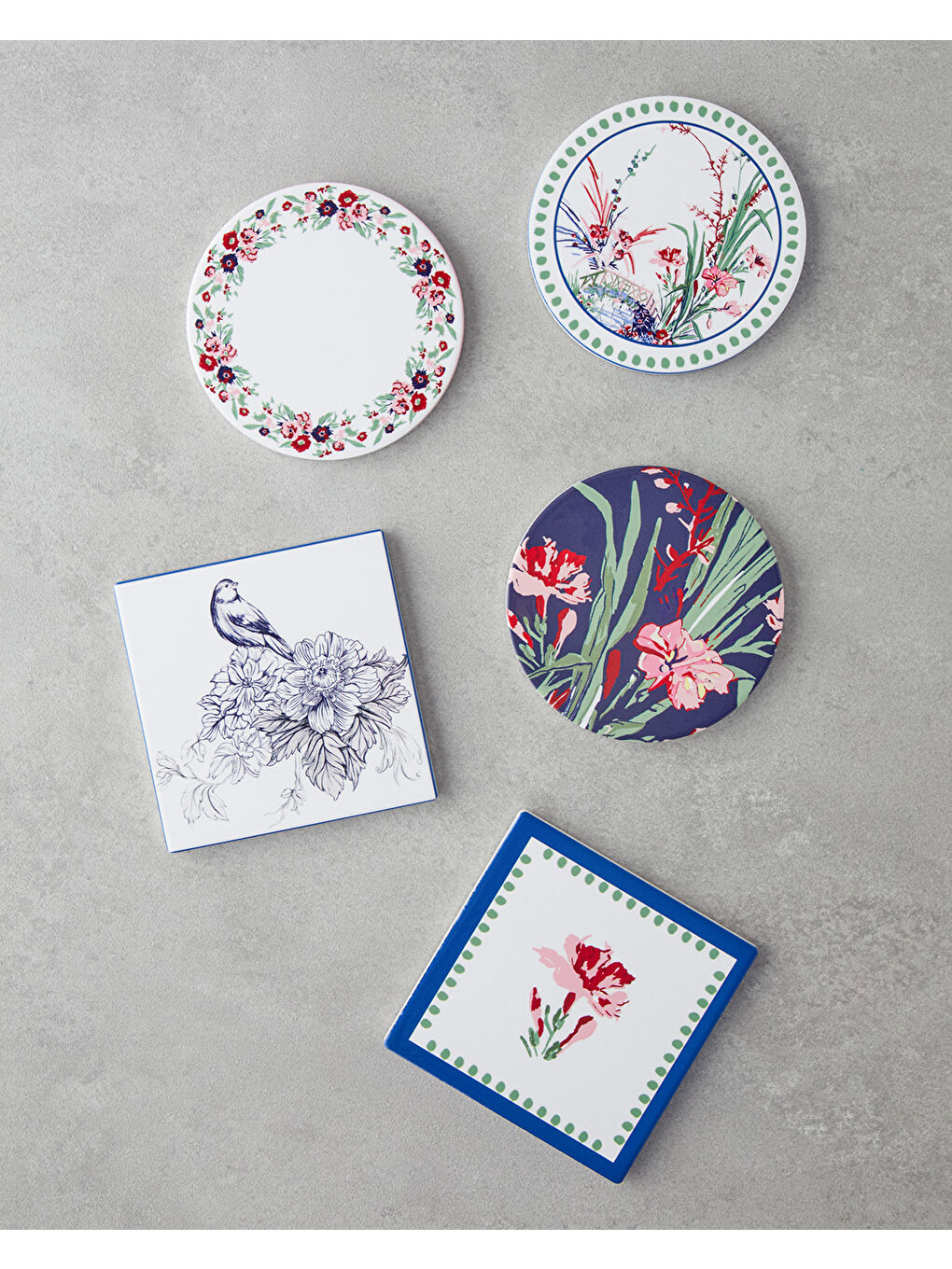 Astrion Seramik Bardak Altlığı 11 cm Lacivert-2