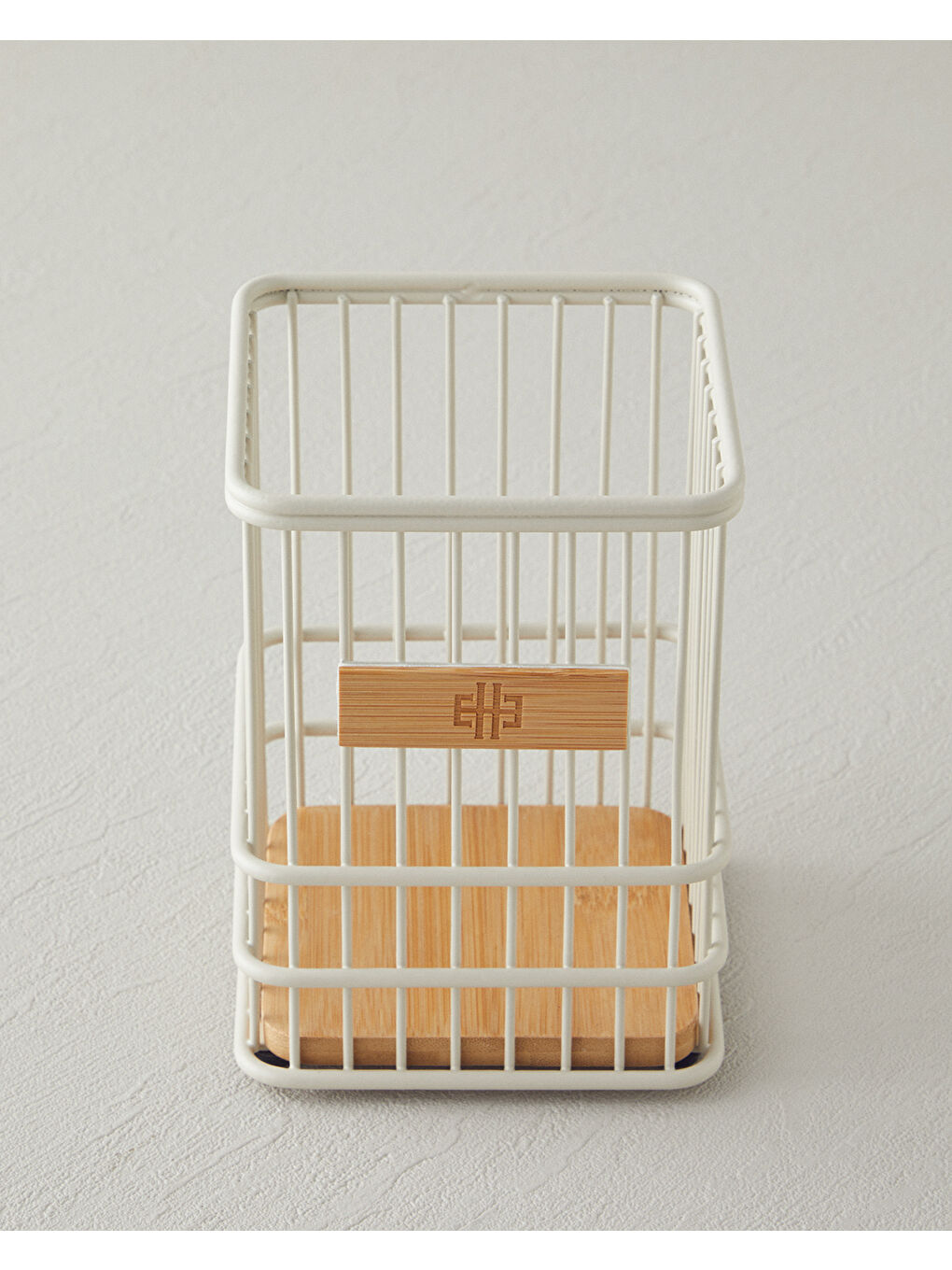 Ekru Moira Metal Kaşıklık 11x11 cm Krem-1