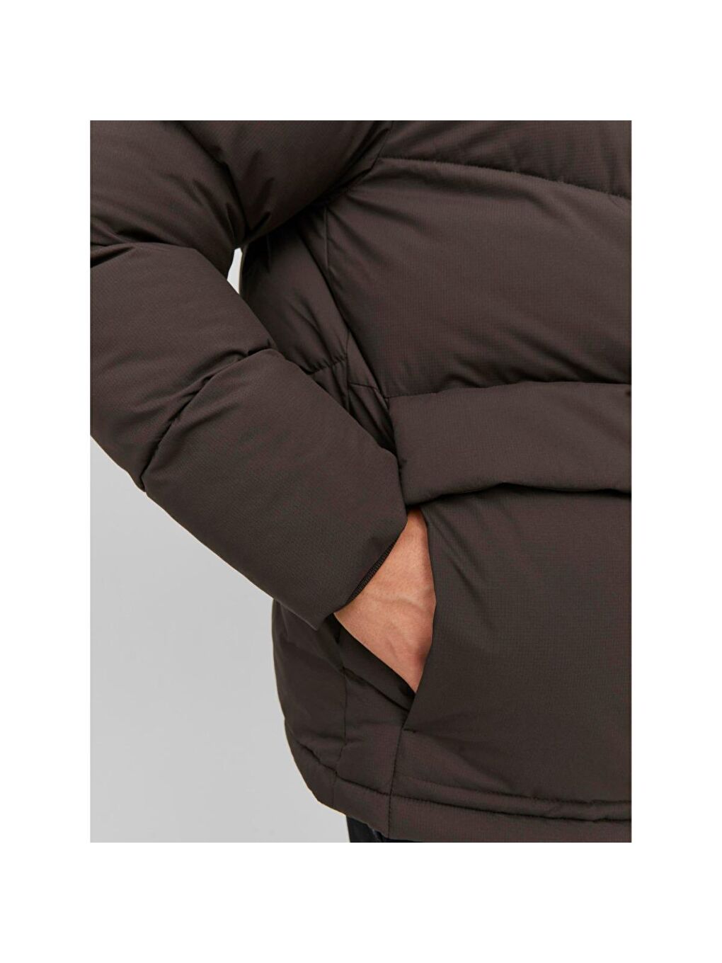 Vesterbro Puffer Sn Erkek Kahverengi Kapüşonlu Şişme Mont-2