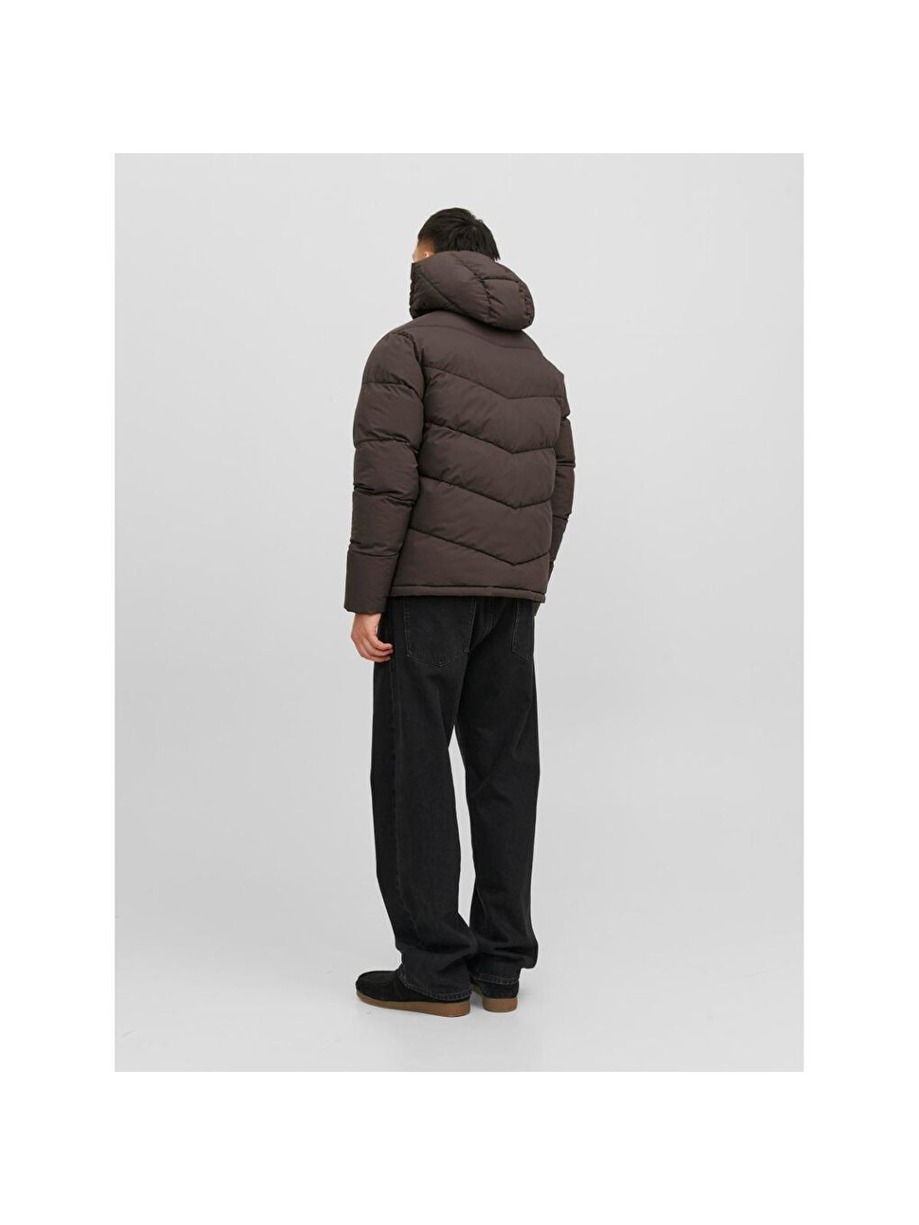 Vesterbro Puffer Sn Erkek Kahverengi Kapüşonlu Şişme Mont-3