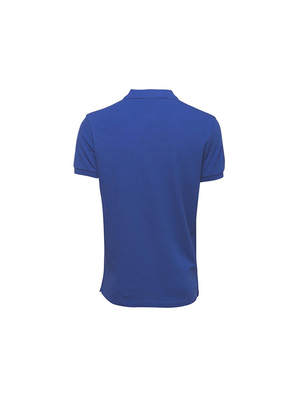 Lacivert Yelken Mavi Erkek Polo Yaka %100 Pamuk Tişört-1