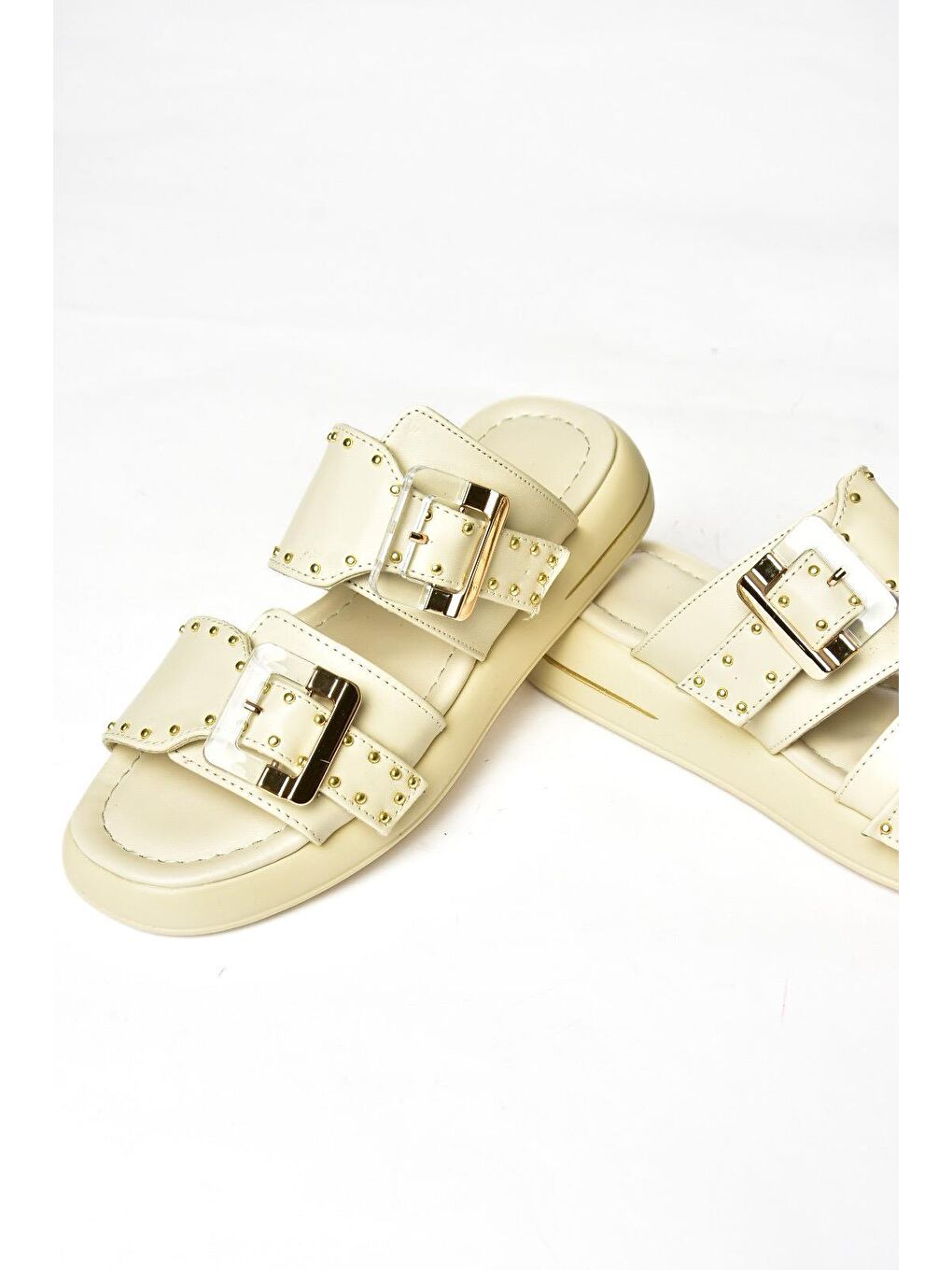 S5181065 Bej Kadın Terlik-4