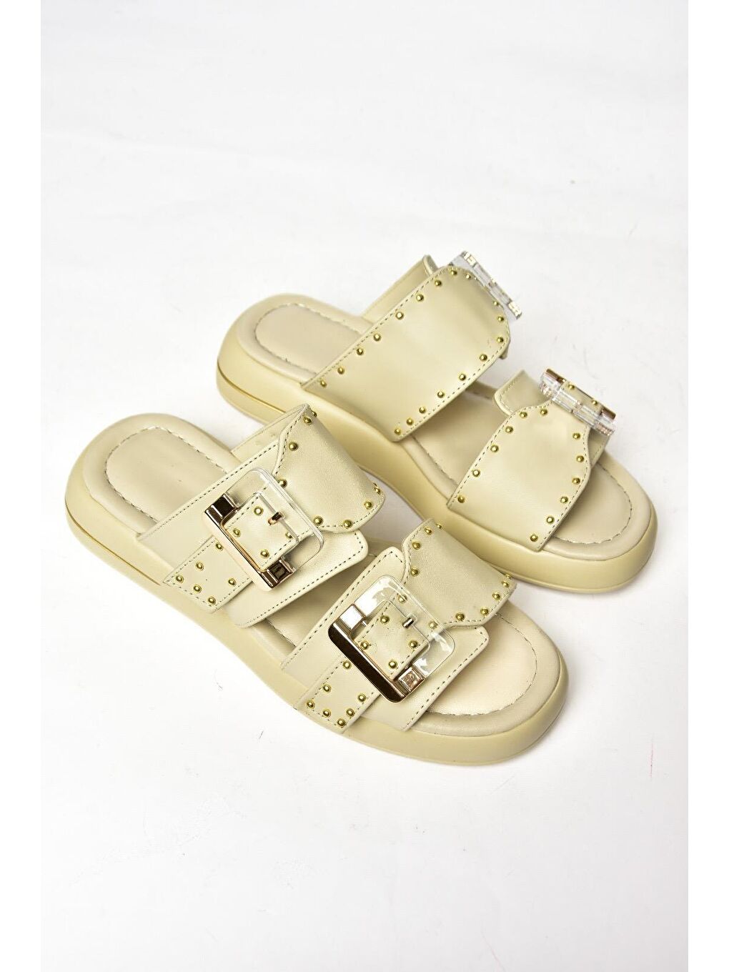 S5181065 Bej Kadın Terlik-6