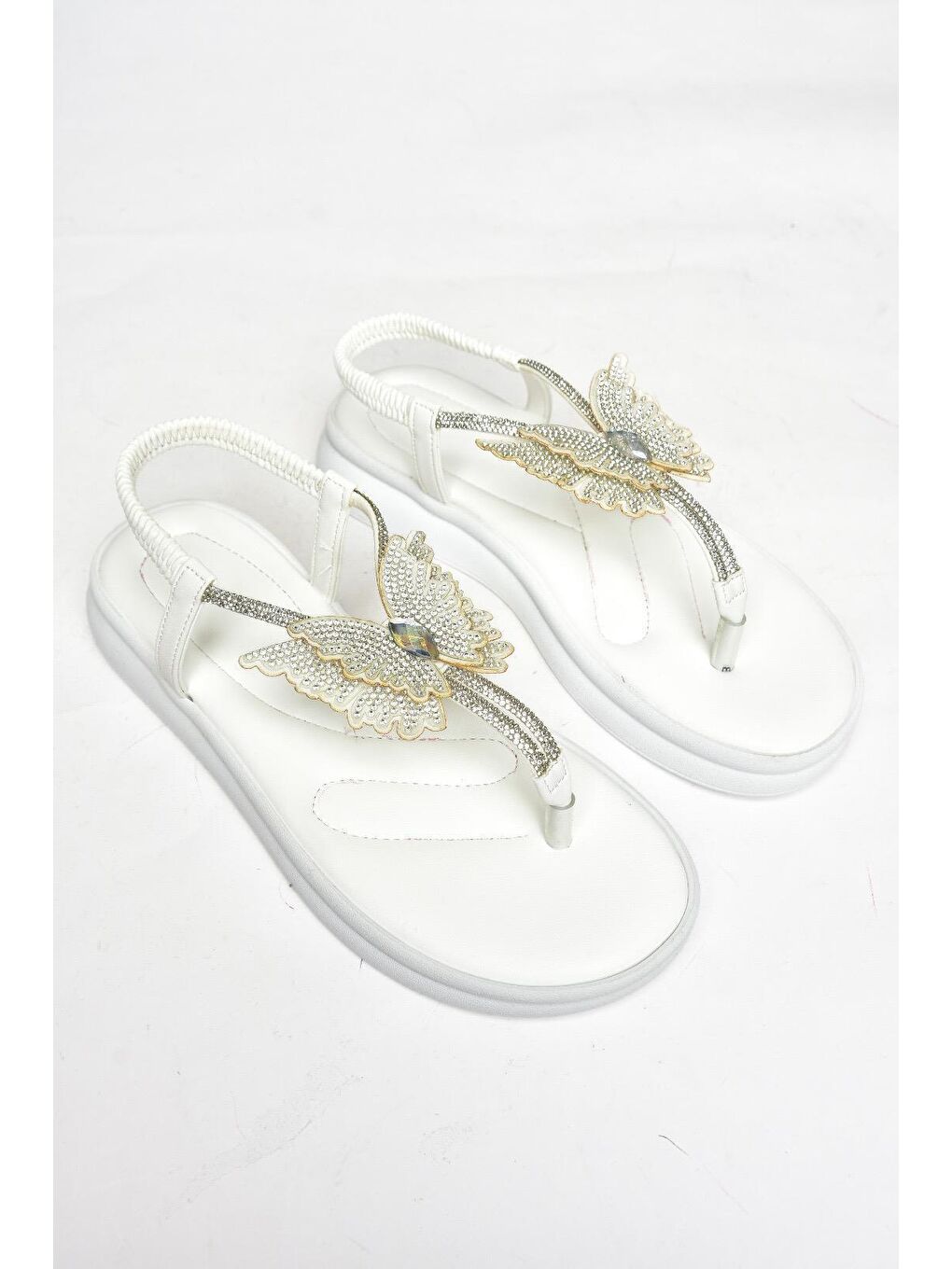 S4040860 Beyaz Kadın Sandalet-2