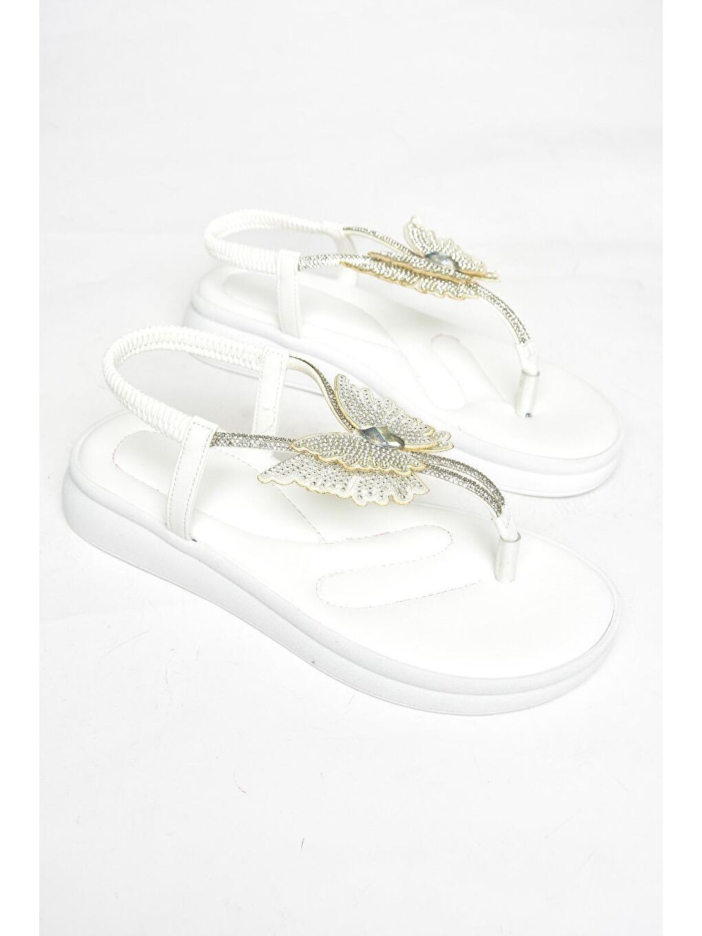 S4040860 Beyaz Kadın Sandalet-3