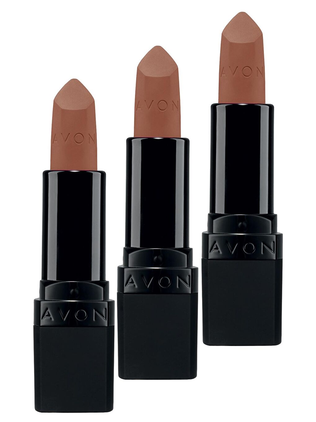 AVON Renksiz Ultra Mat Ruj Marvellous Mocha Üçlü Set