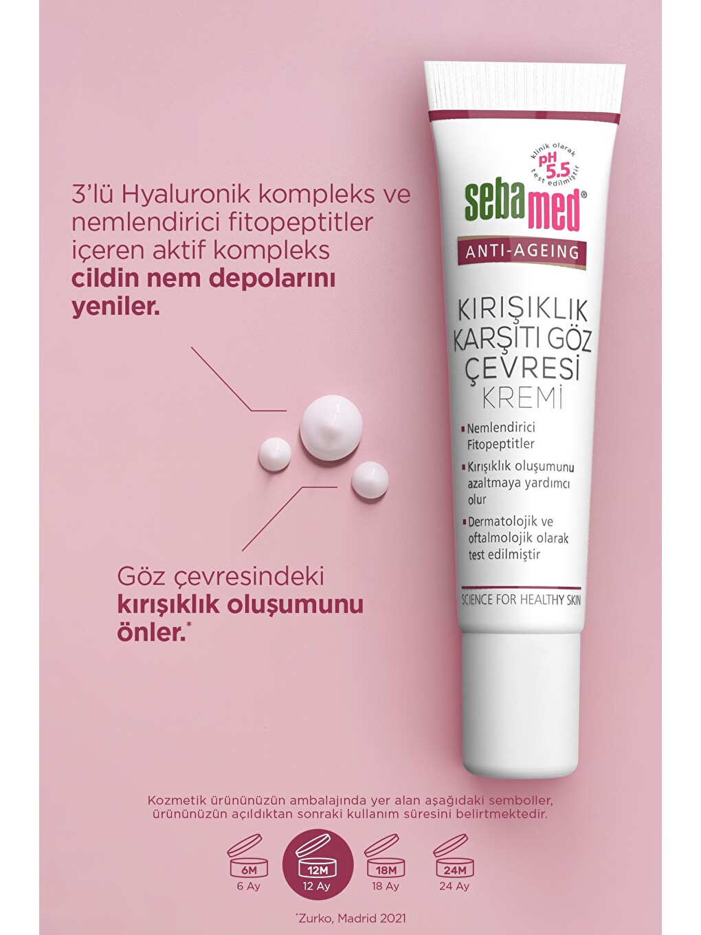 Wrinkle Filler Anti-Age Kırışıklık ve Yaşlanma Karşıtı Göz Çevresi Kremi 15ml-1