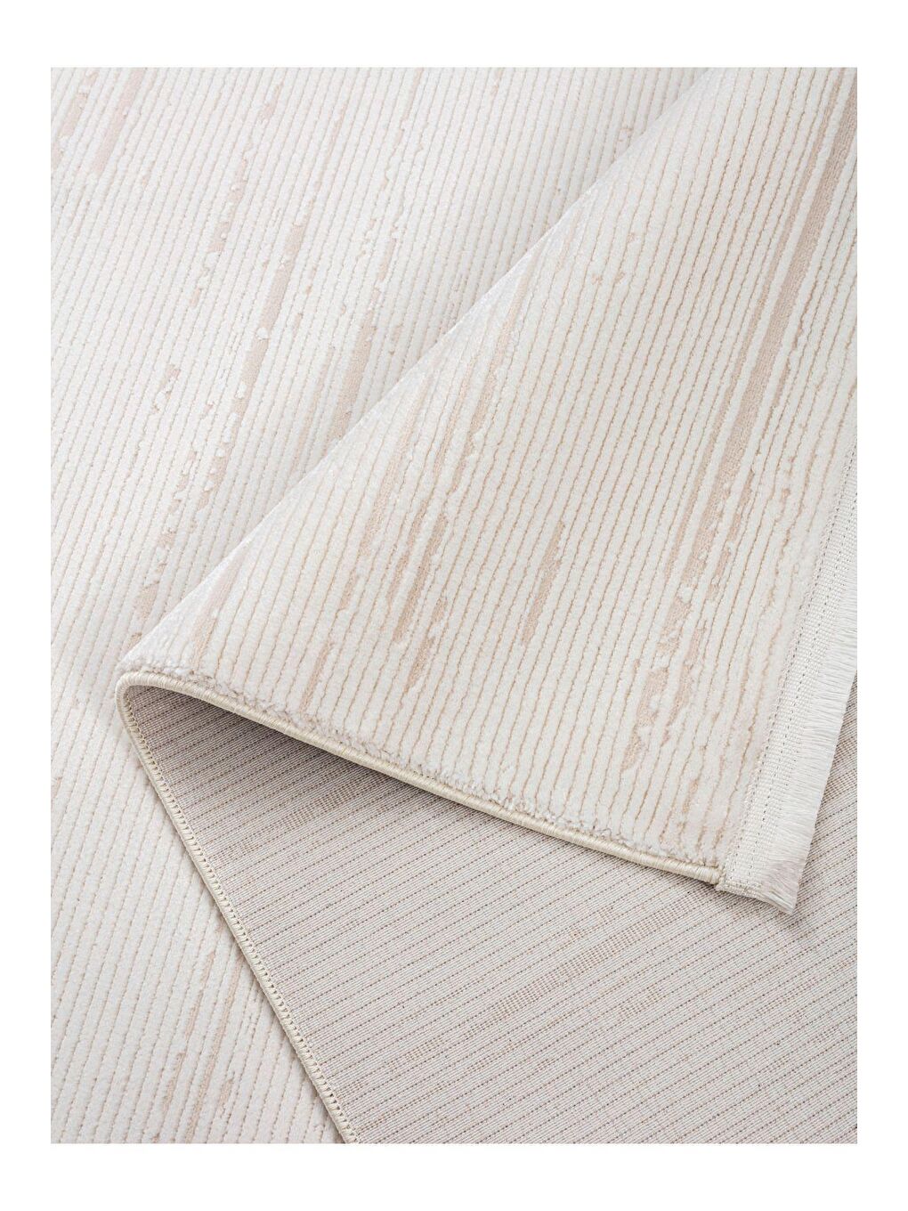 Ekru Vals Krem Dokuma Makine Halısı  80x150-1