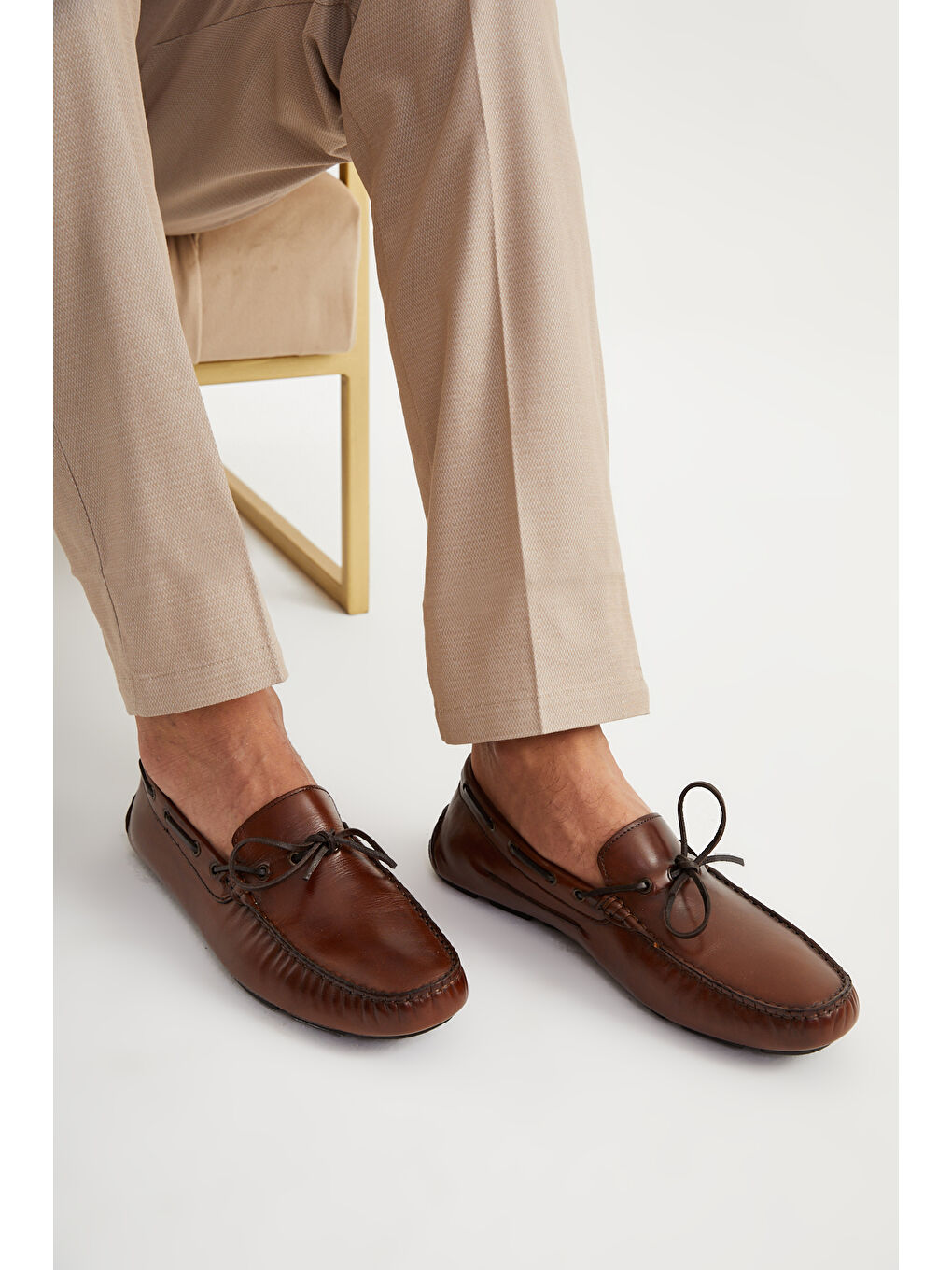 Kahverengi Erkek Oxford ( Klasik) MO-7810-7574 Gıuseppe Mengonı Açık Kahve Spiro-4