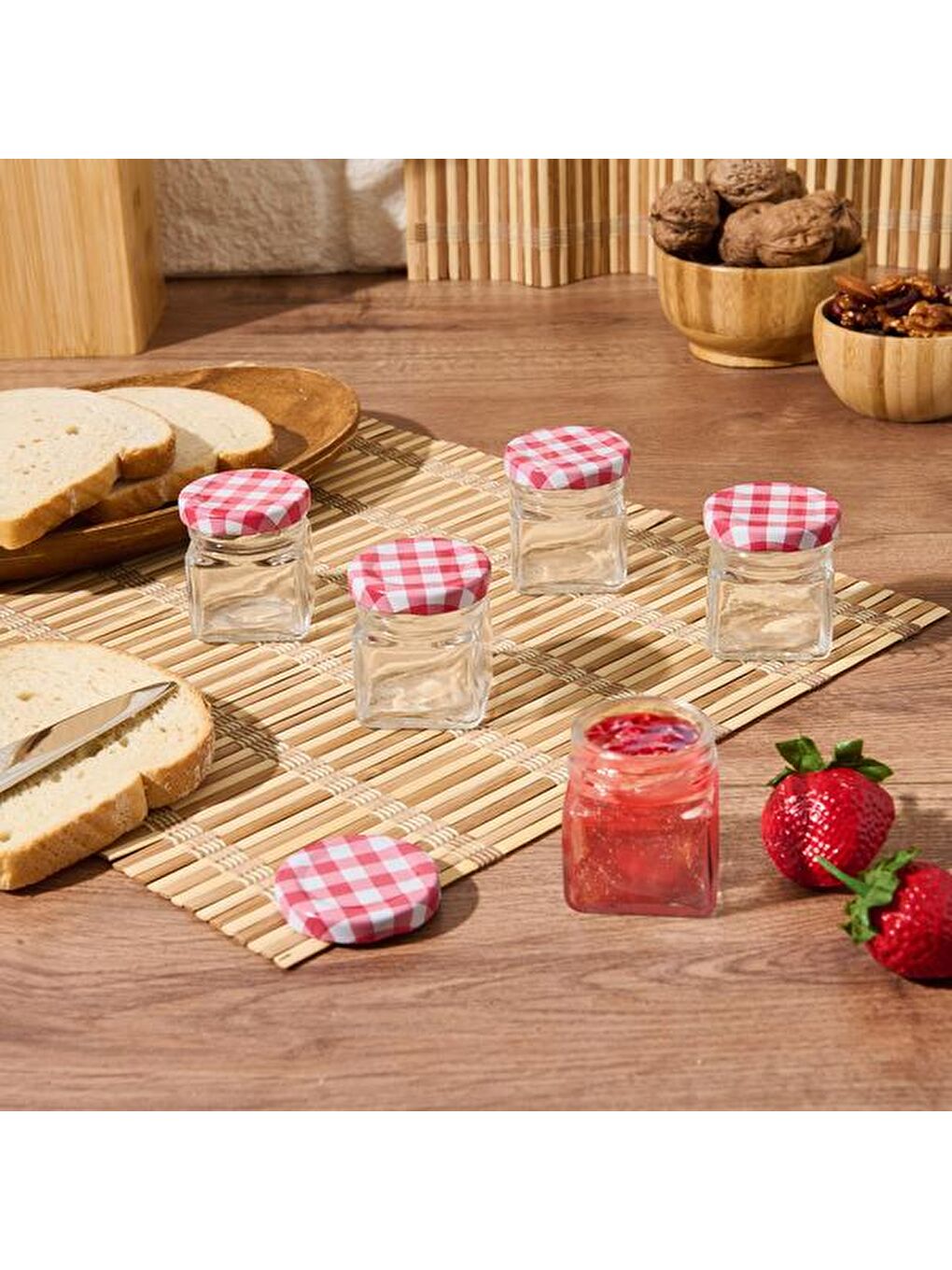 Renksiz 5'li Kavanoz Seti - 50 ml