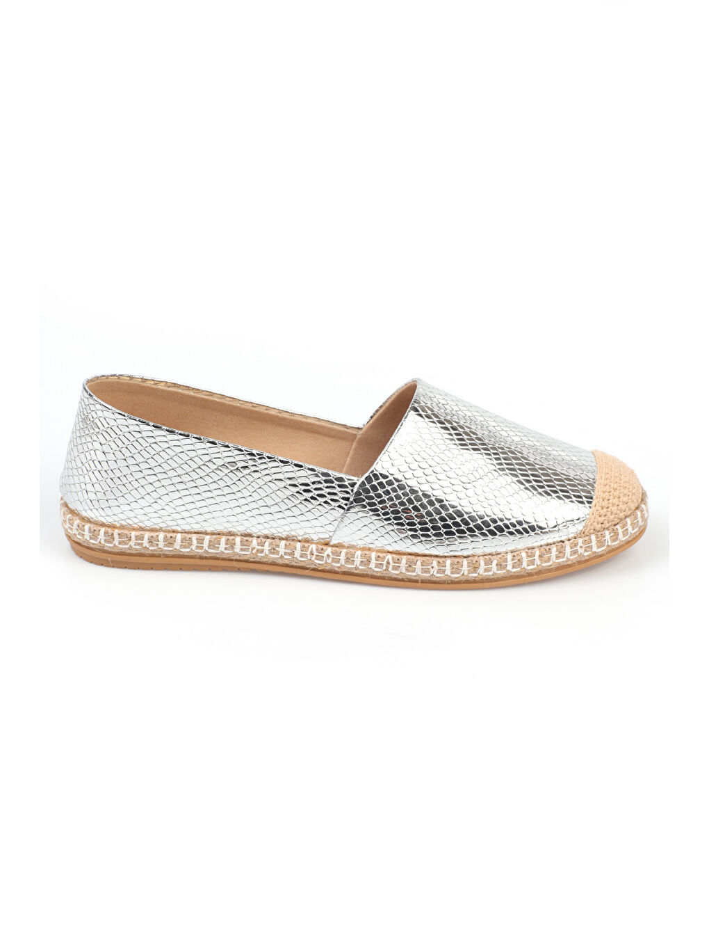 Capone Outfitters Gri Pasarella Kadın Espadril - 8