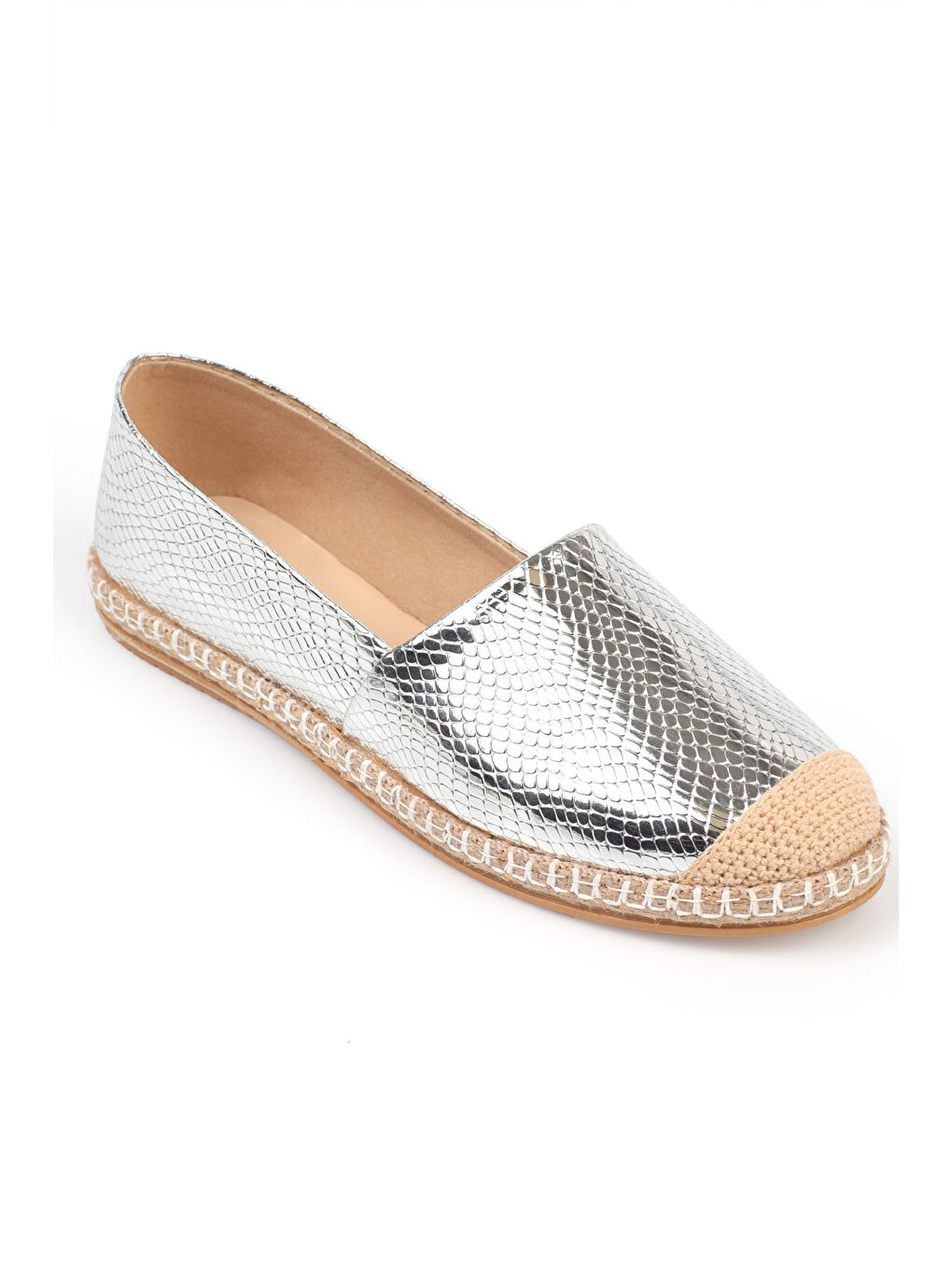 Capone Outfitters Gri Pasarella Kadın Espadril - 10