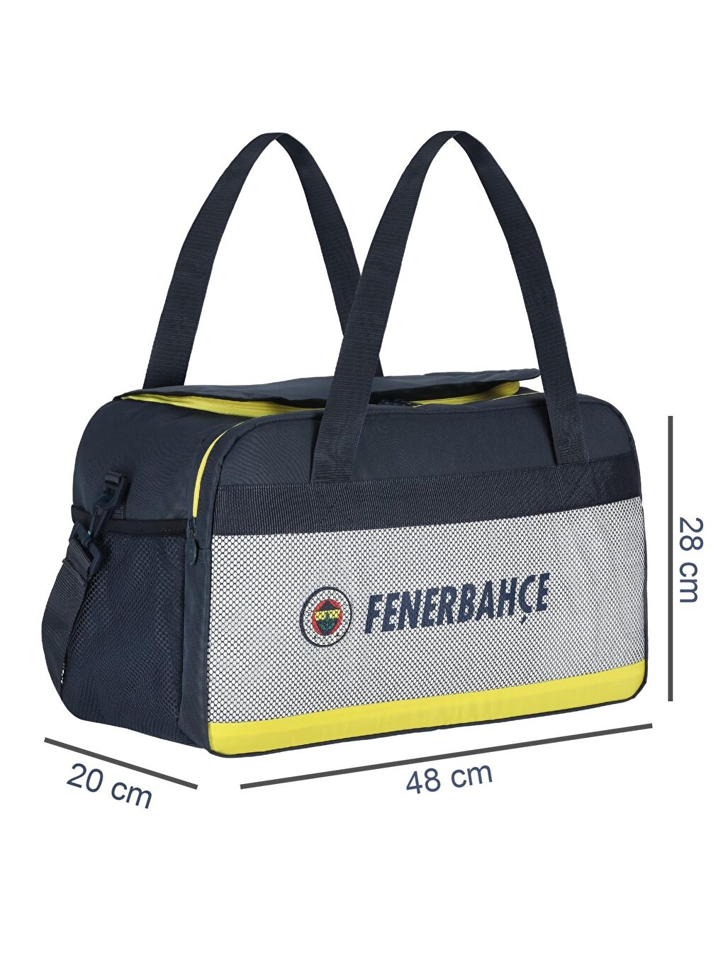 2 Bölmeli File Garni Detaylı Spor Çantası (25764)-1