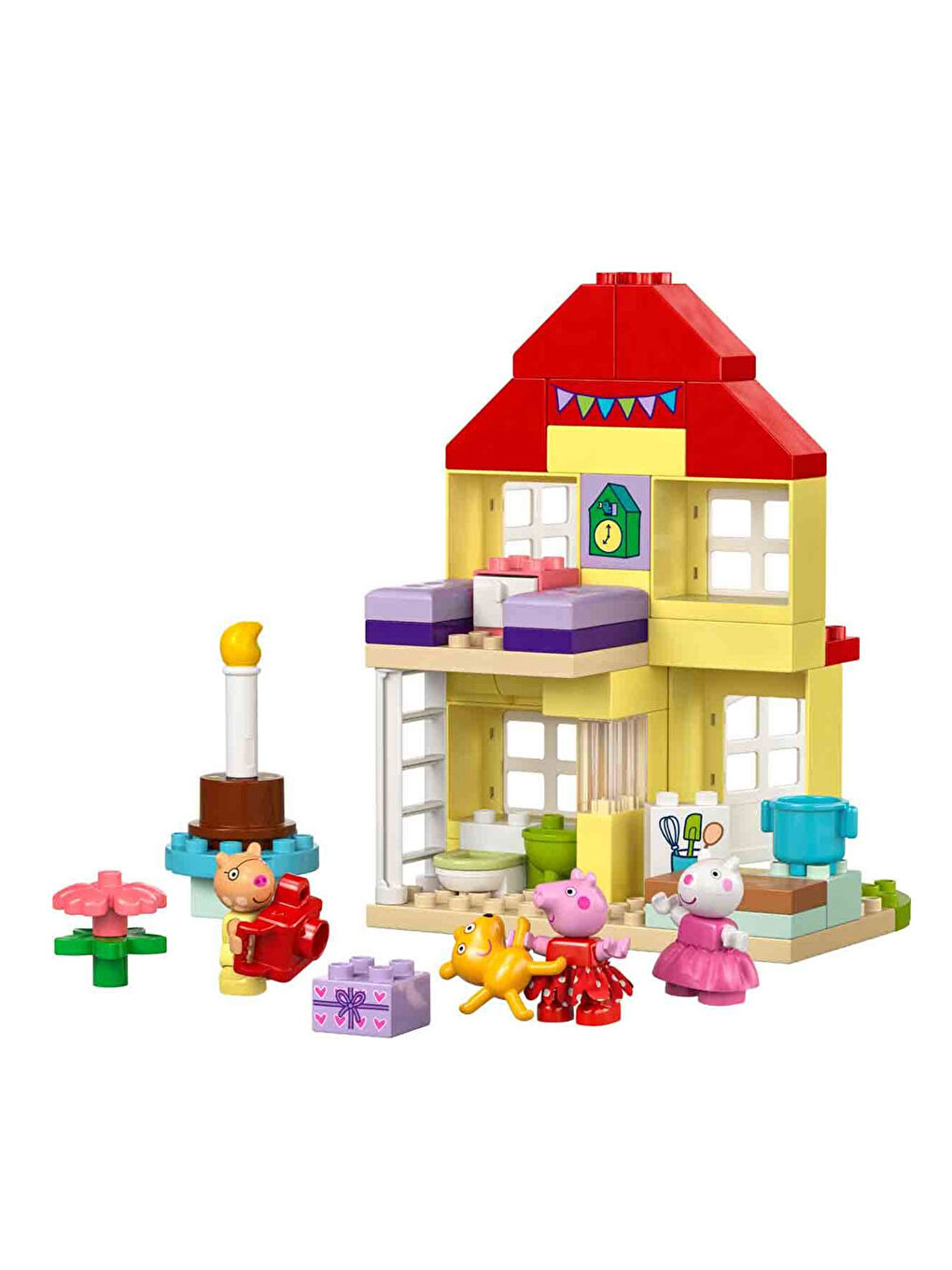 Lego Renksiz DUPLO Peppa Pig Doğum Günü Evi Oyun Seti 10433 - 4