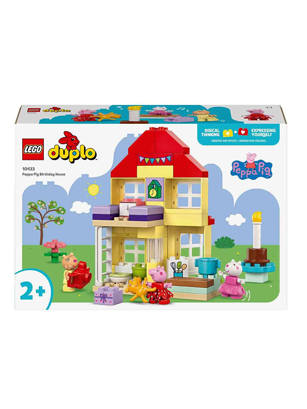 Lego Renksiz DUPLO Peppa Pig Doğum Günü Evi Oyun Seti 10433 - 5