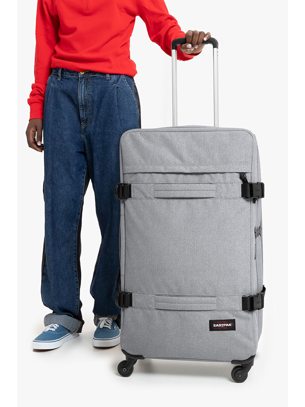 Eastpak Gri TRANSIT'R 4 L Unisex Valiz Sunday Grey - 1