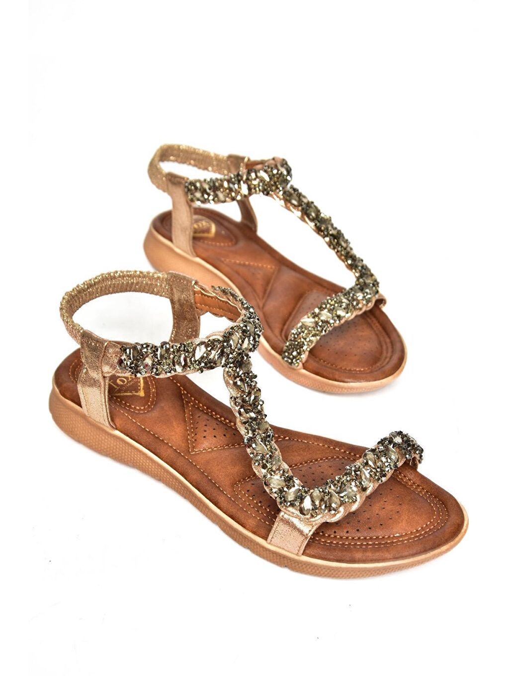 Turuncu S2580148 Bakır Kadın Sandalet-2