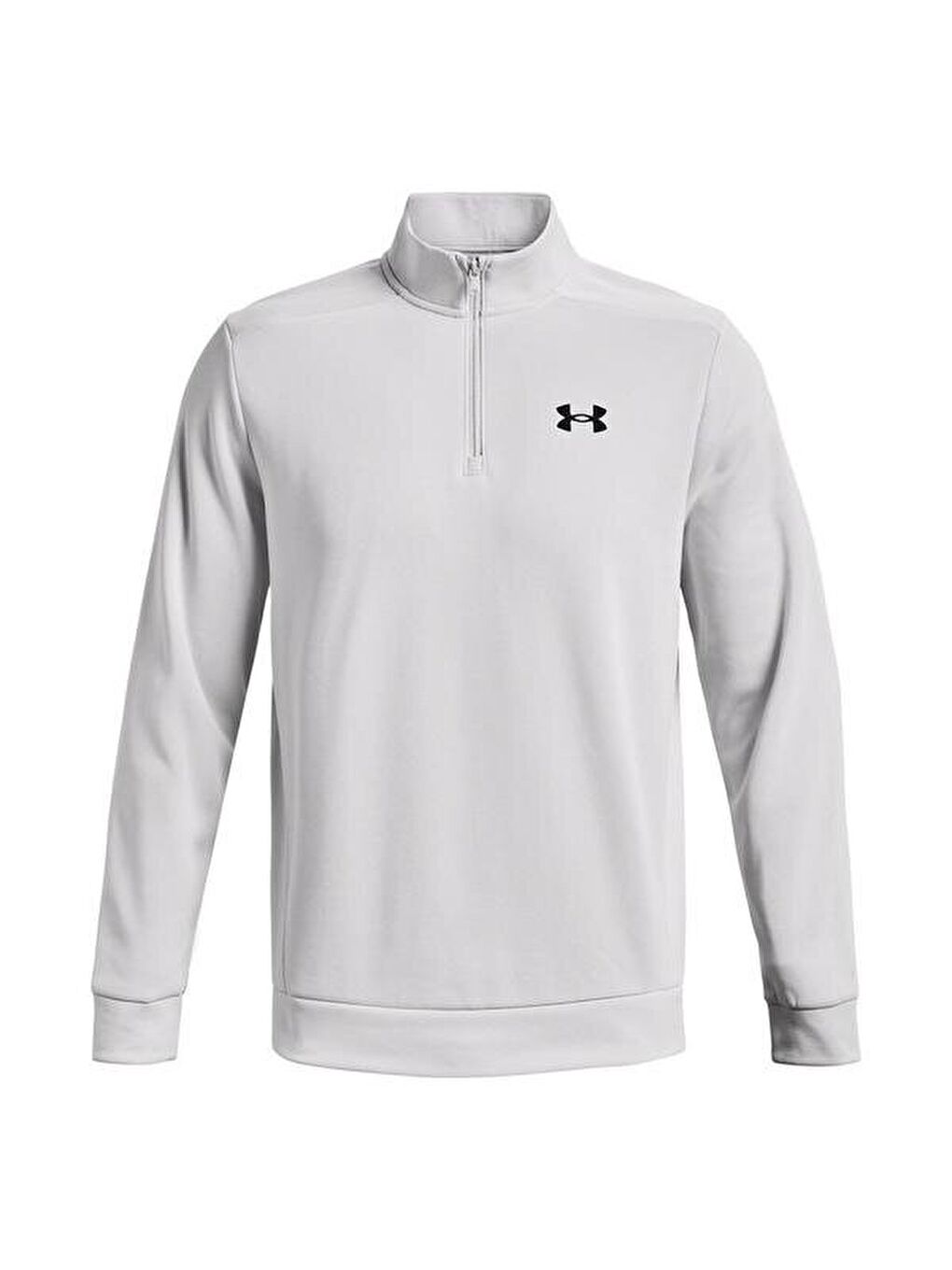 Fleece Erkek Gri Dik Yaka Sweatshirt-2