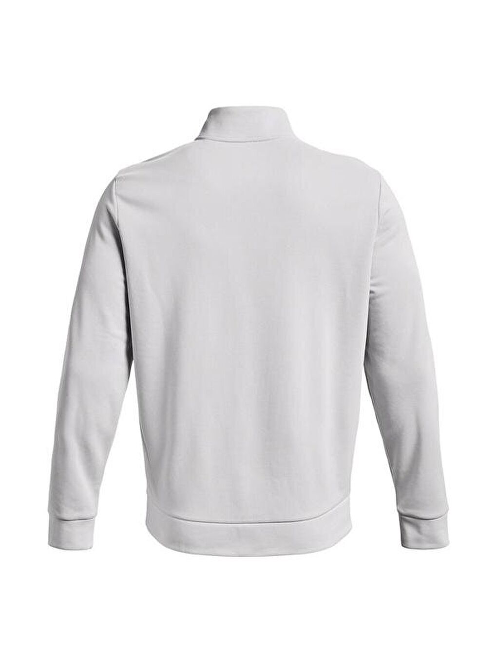 Fleece Erkek Gri Dik Yaka Sweatshirt-4