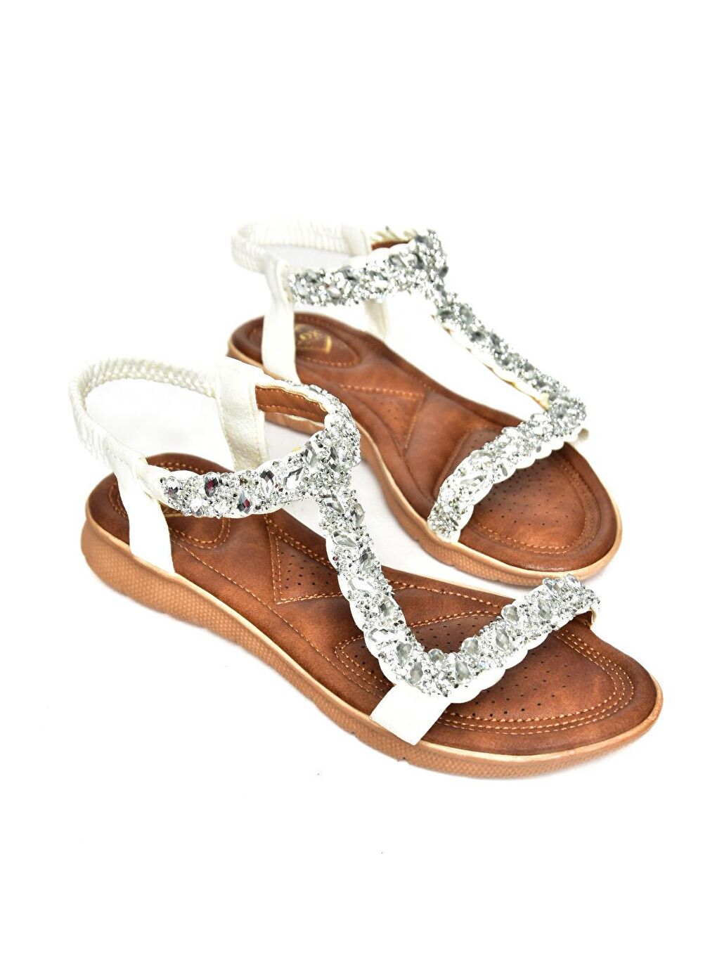 S2580148 Beyaz Kadın Sandalet-2