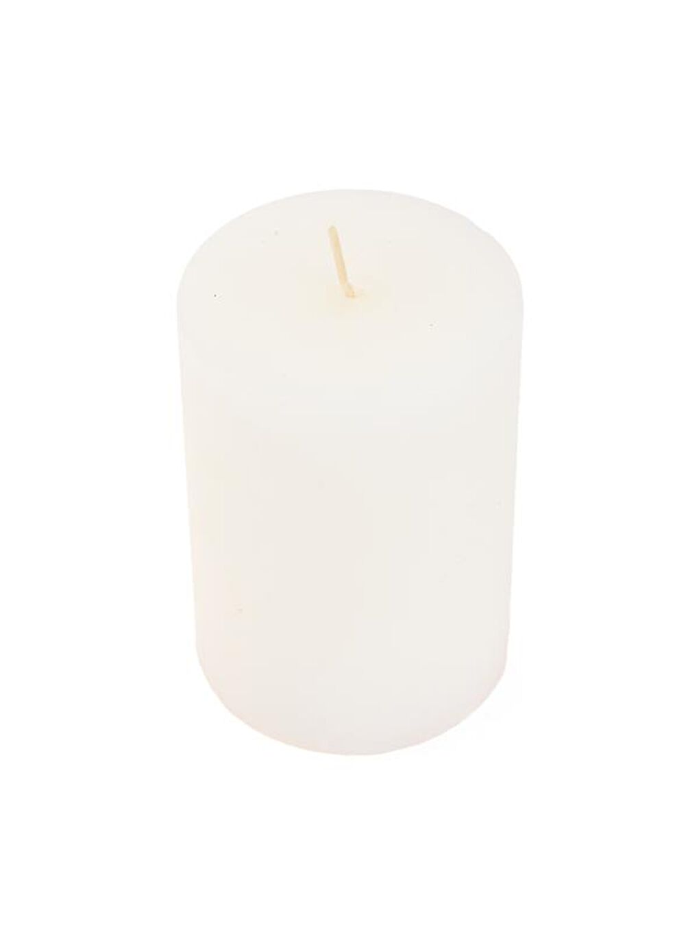 Soft White Orta Baton Mum - Beyaz - 7x10 cm-1