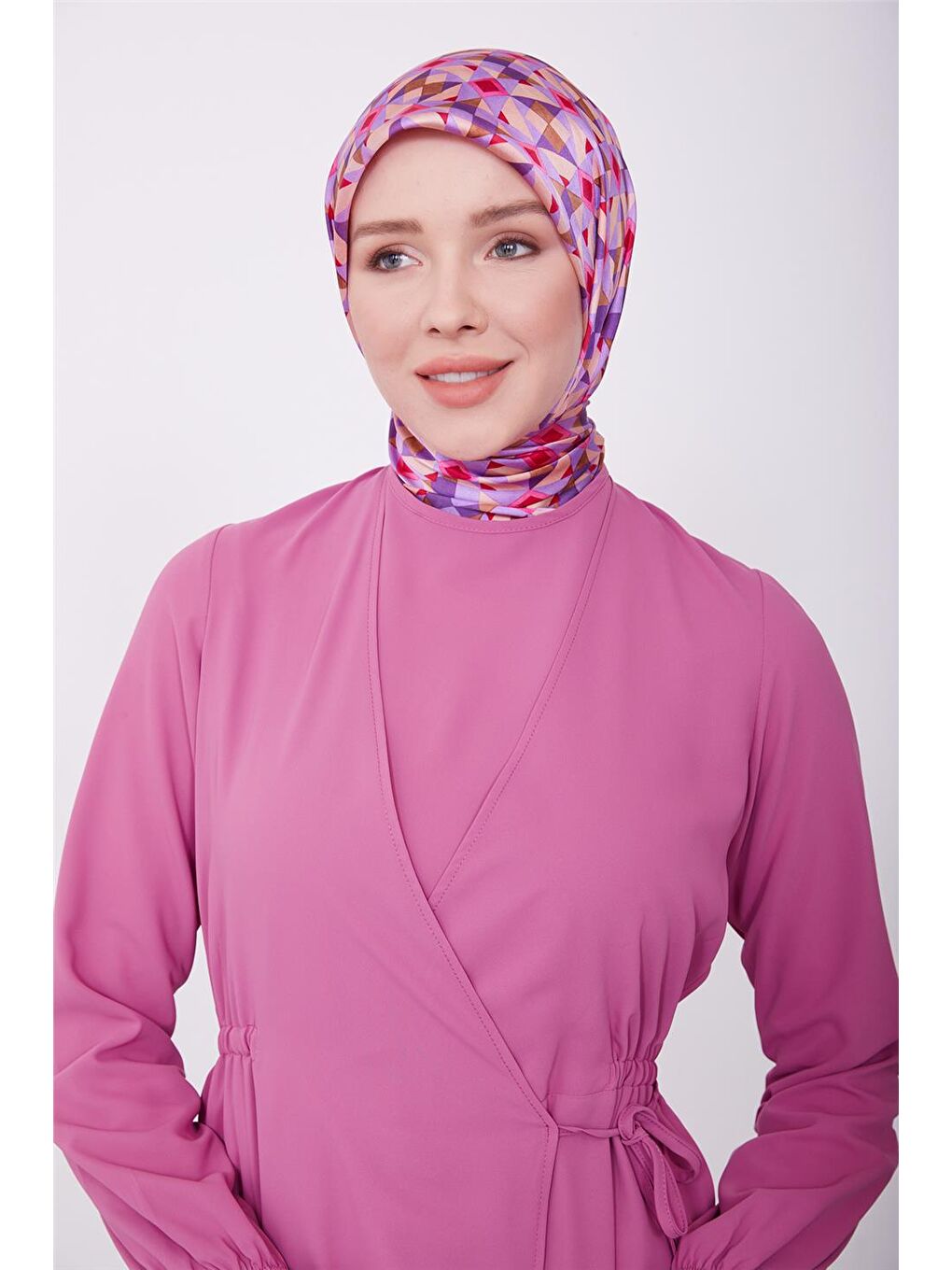 ARMİNE Pembe Anvelop Elbise 23K9230 - 2