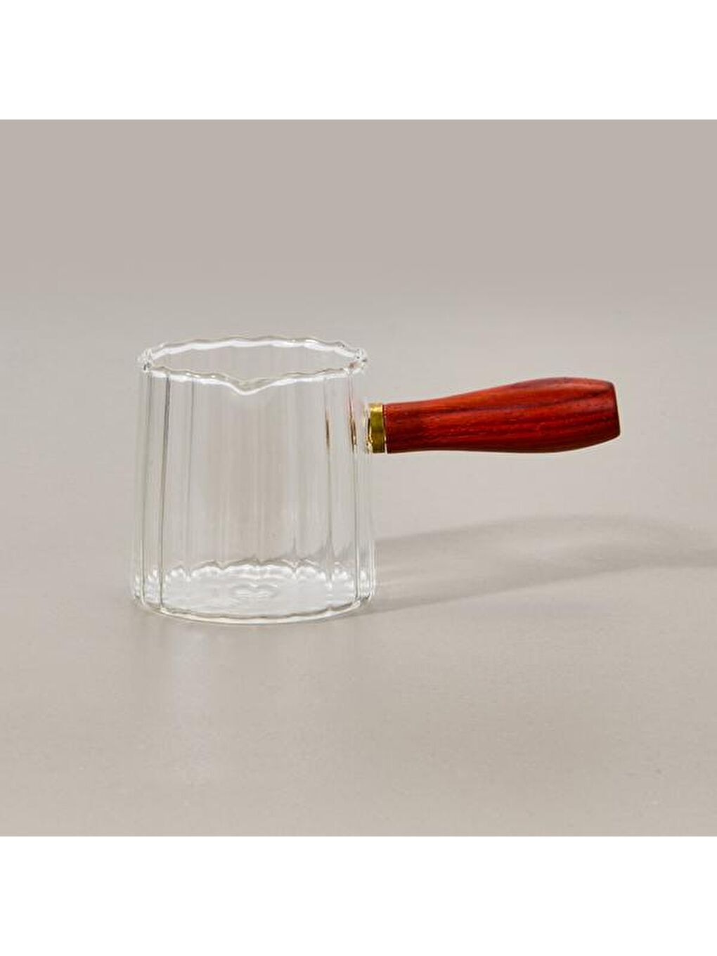 Renksiz Kitchen Borosilikat Cam Cezve - Şeffaf - 288 ml-3