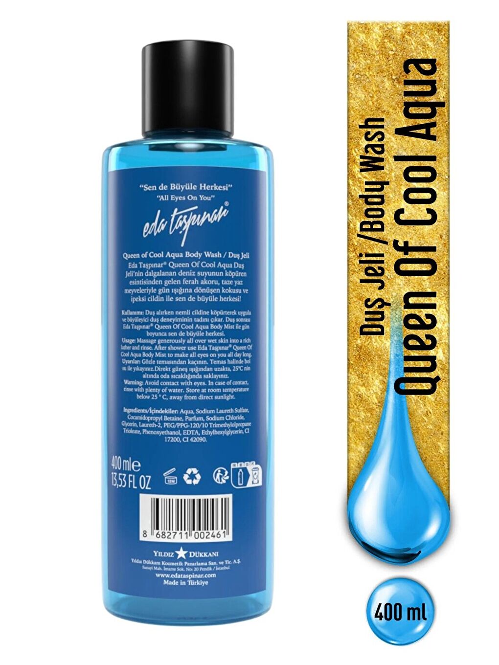 Queen Of Cool Aqua Duş Jeli - 400 ml-1