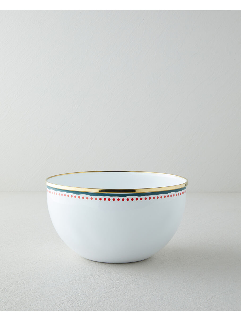 Blue Line Emaye Karıştırma Kabı 4 Lt Lacivert-Kırmızı