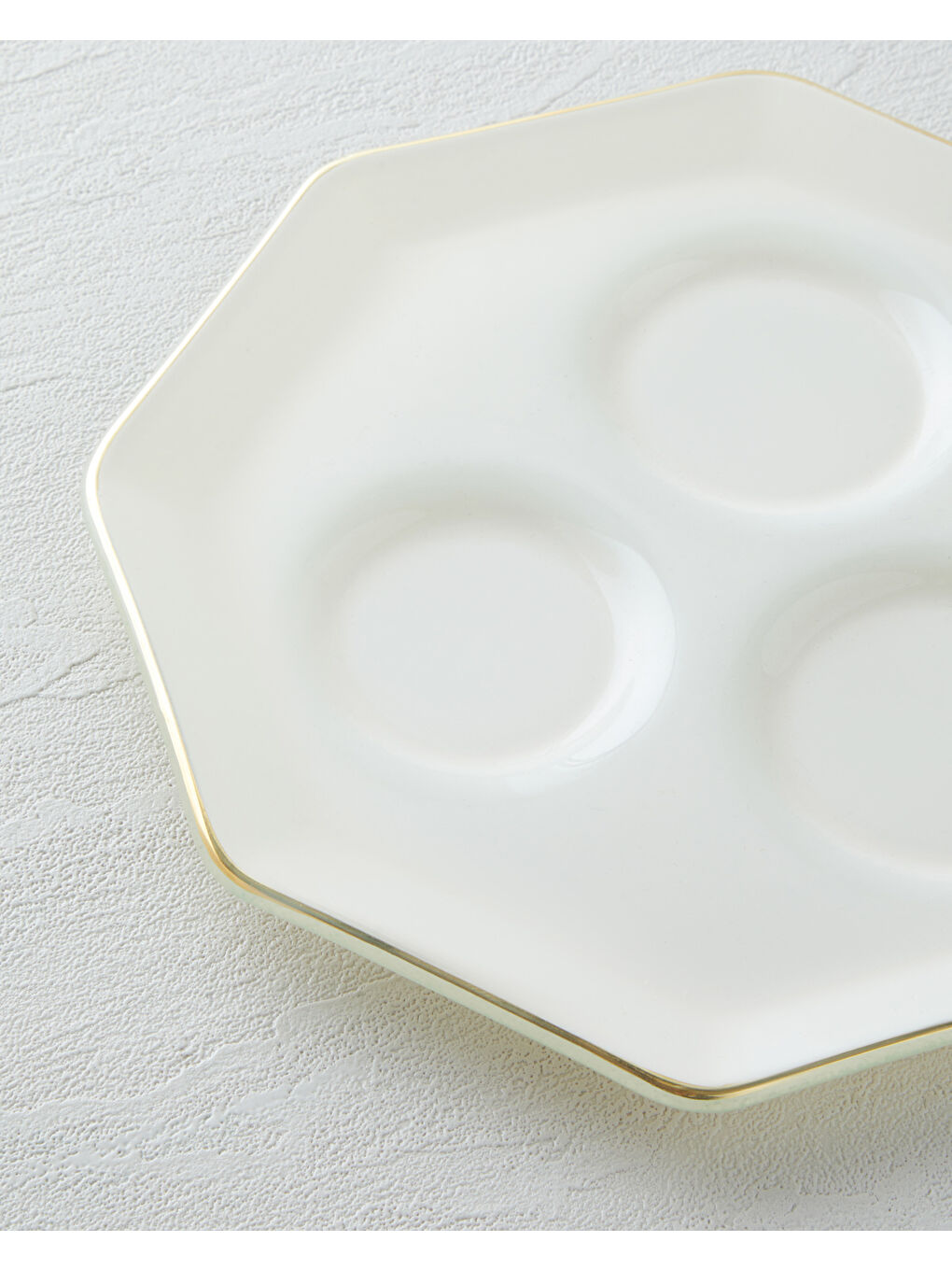 Ekru Alya Tek Kişilik Kahve Sunum Seti 90 ml Krem-Gold-3