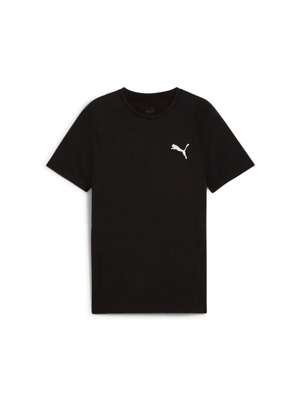 Siyah EVOSTRIPE Genç Tişört-3