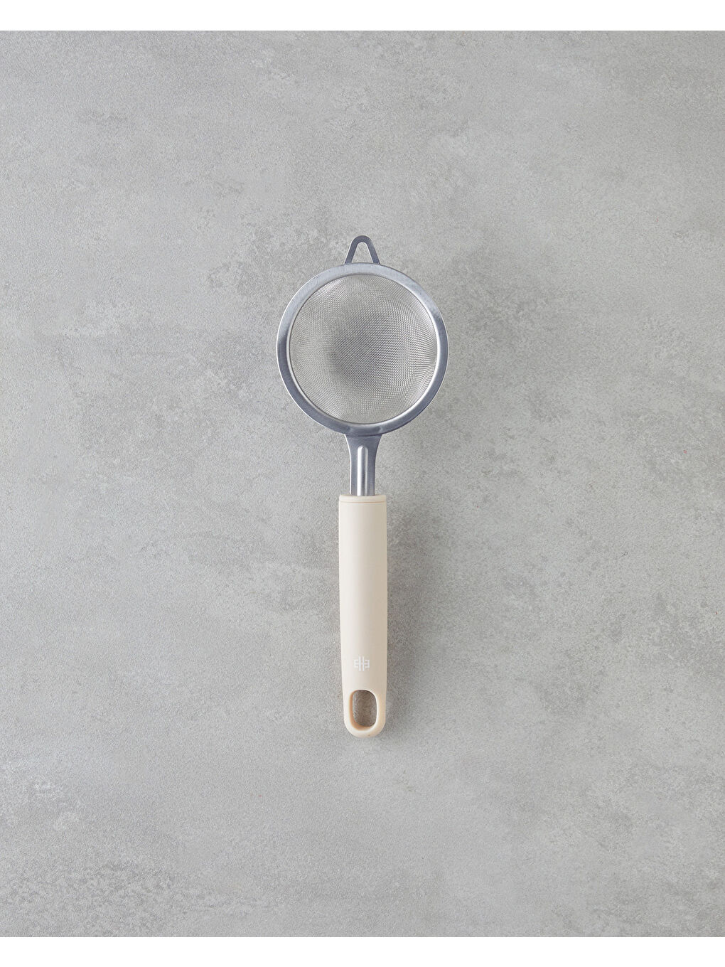 Ekru Maisy Paslanmaz Çelik Mini Süzgeç 26 cm Krem