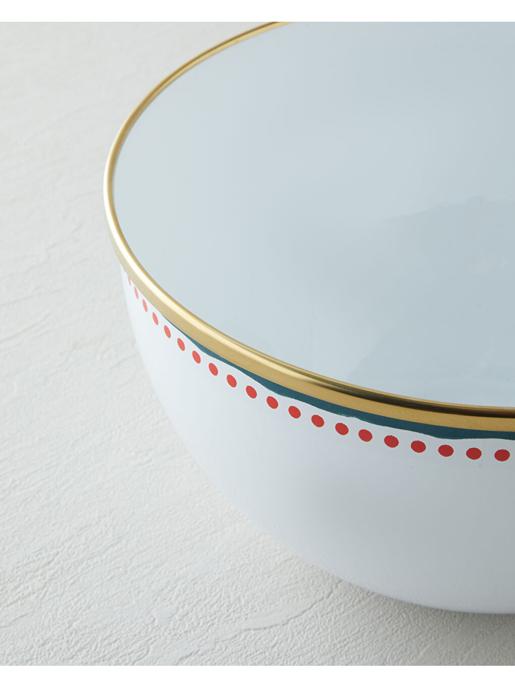 Blue Line Emaye Karıştırma Kabı 4 Lt Lacivert-Kırmızı-2