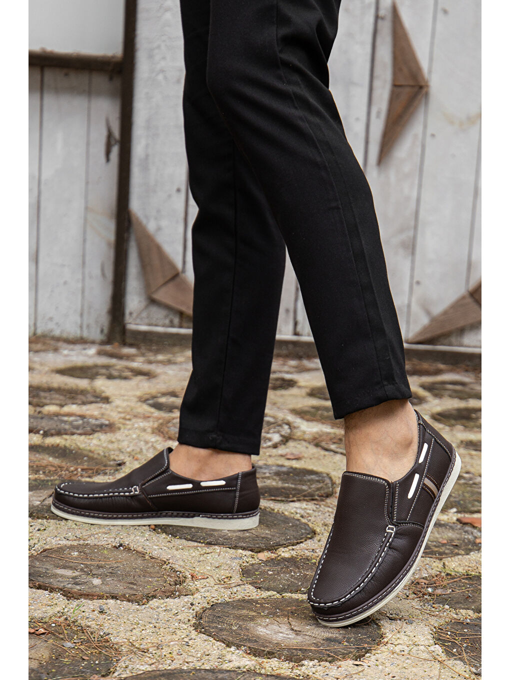 Daxtors Kahverengi D0507 Günlük Ortopedik Erkek Casual Ayakkabı