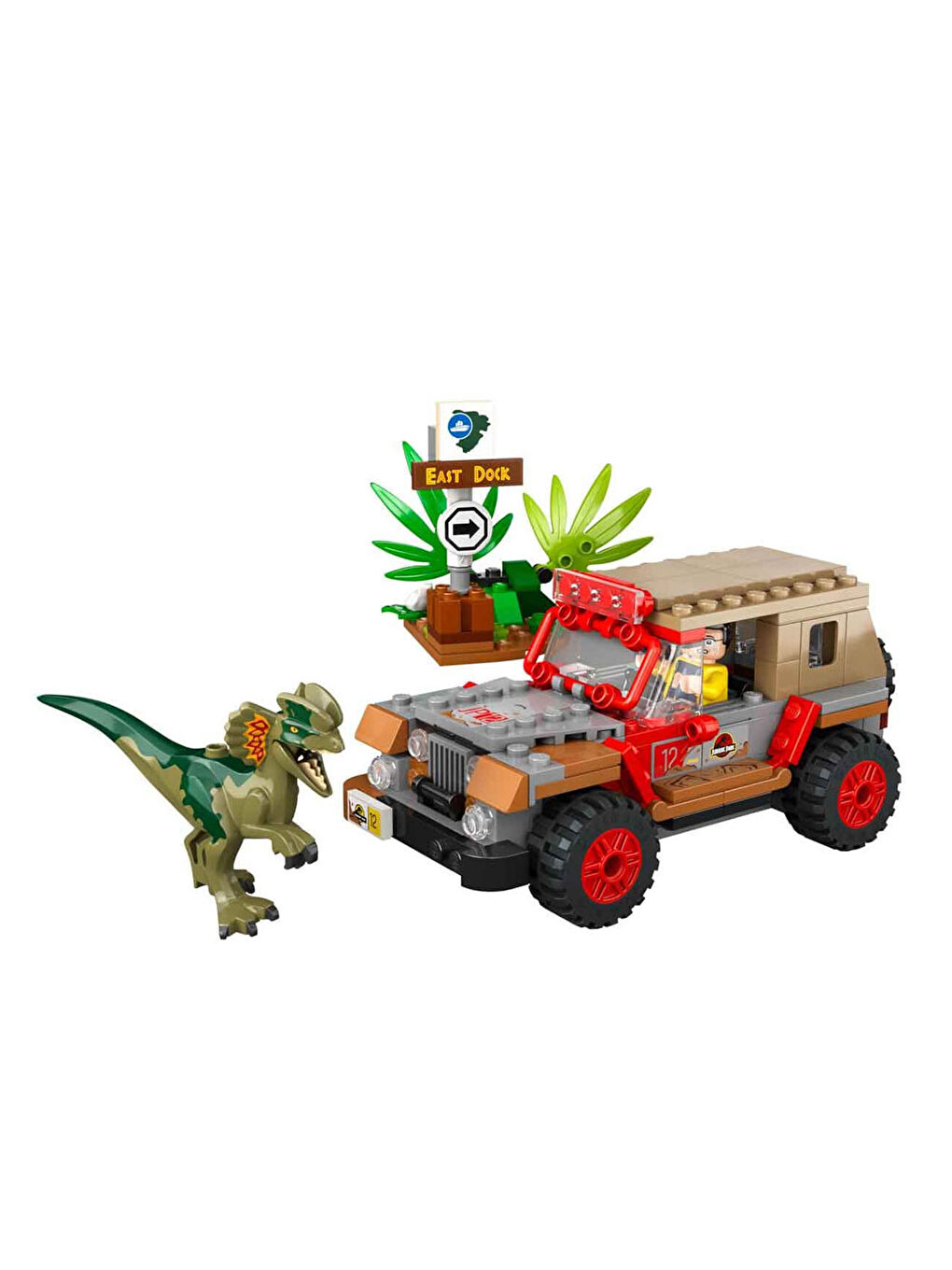 Lego Renksiz Jurassic Park Dilophosaurus Pususu 76958 - 4