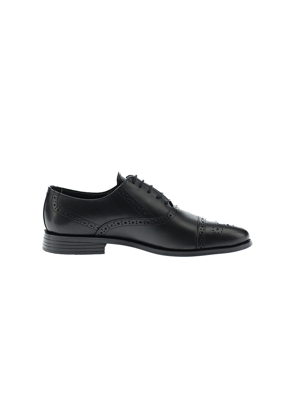 Siyah Deri Erkek Klasik Ayakkabı-4