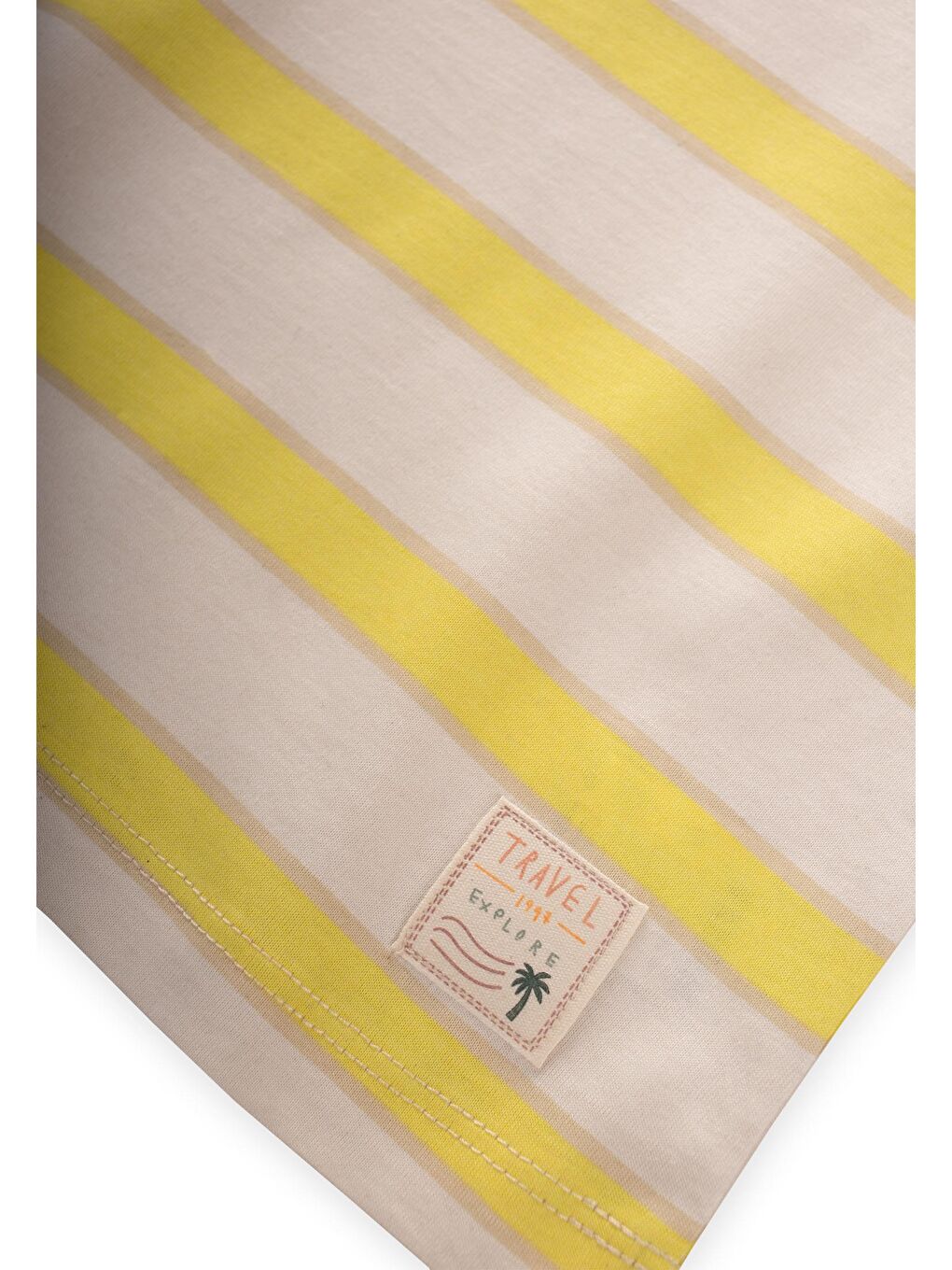 Sarı Erkek Çocuk Çizgili Takım-2