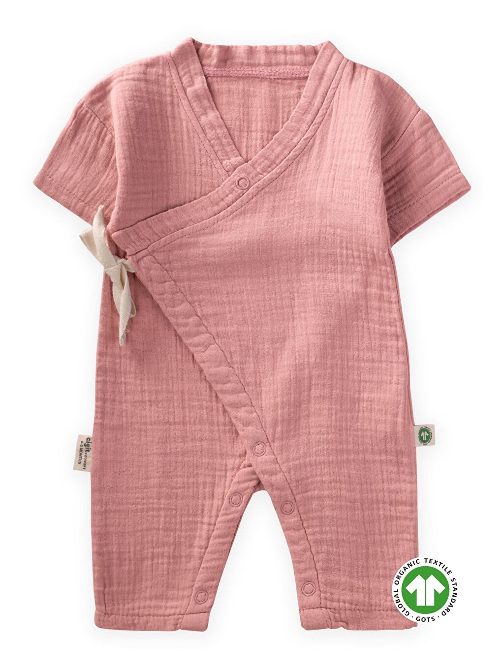 Mercan Kız Çocuk Müslin Tulum