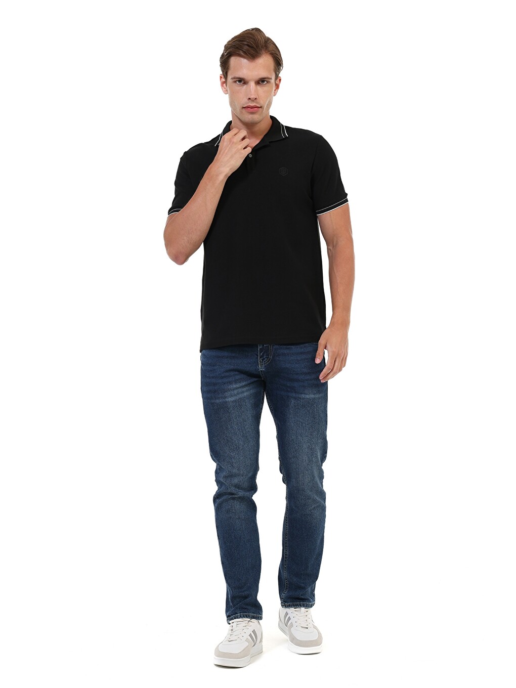 MB VYN 12BS115 Siyah Erkek Kısa Kol T-Shirt-2